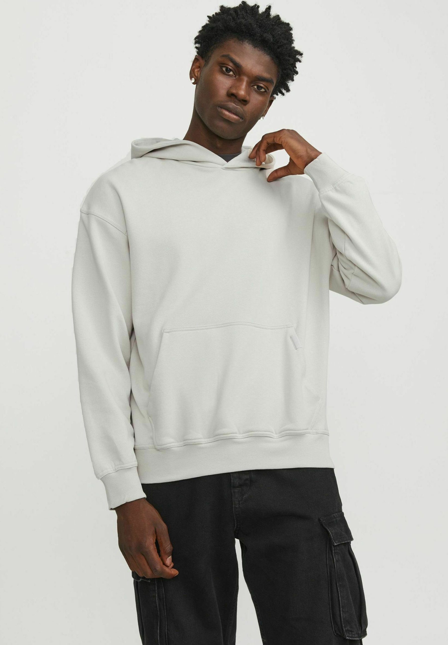 Plain - Hoodie - moonbeam