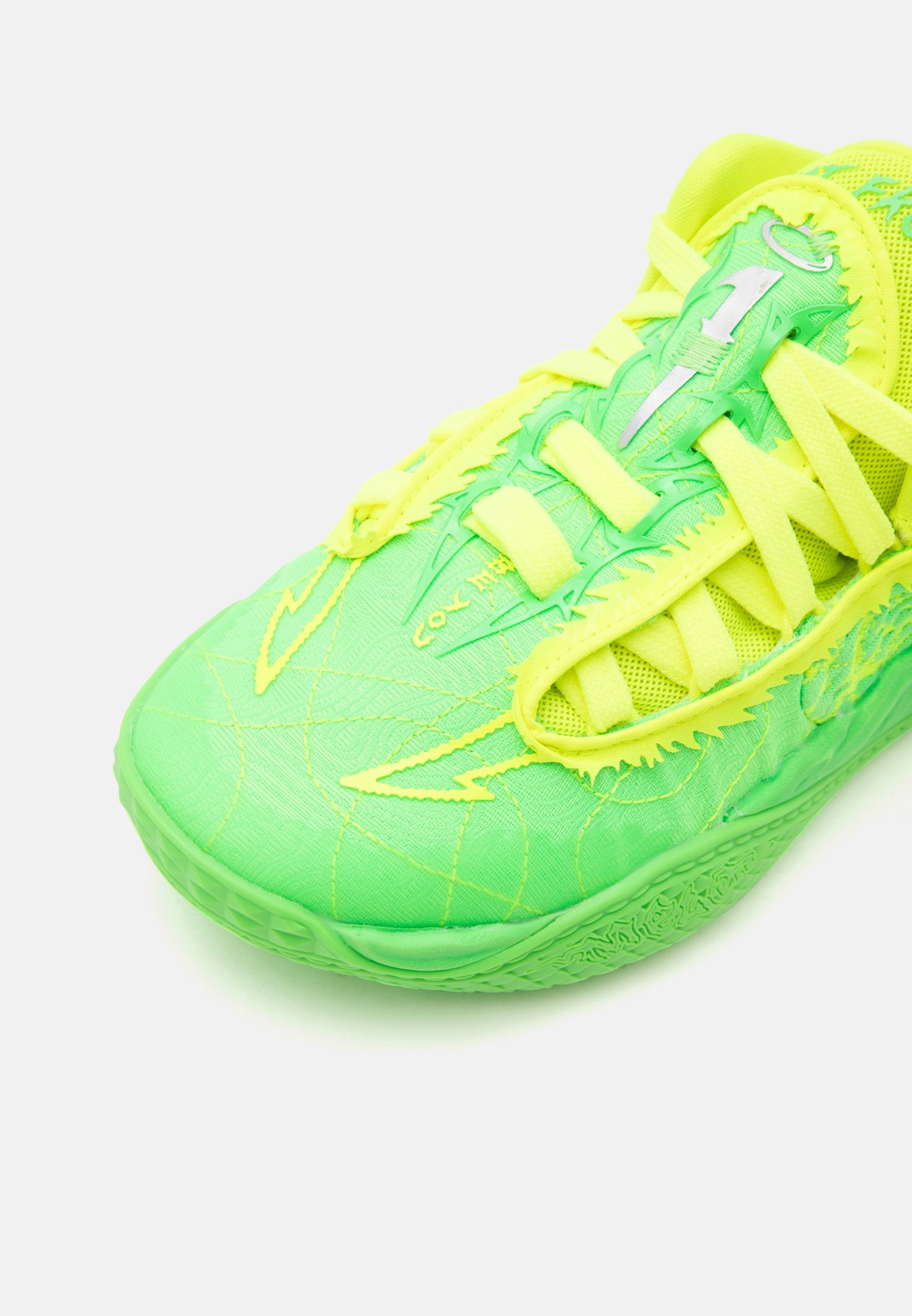 MB05 LO LAUNCH JR UNISEX - Basketball shoes - fluro green pes/fluro yellow pes