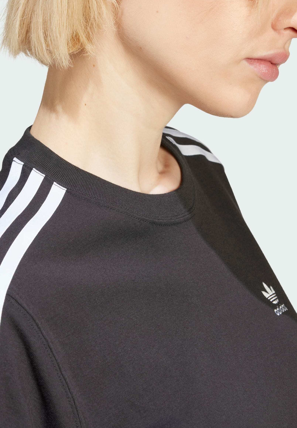 3 STRIPE  - Print T-shirt - black