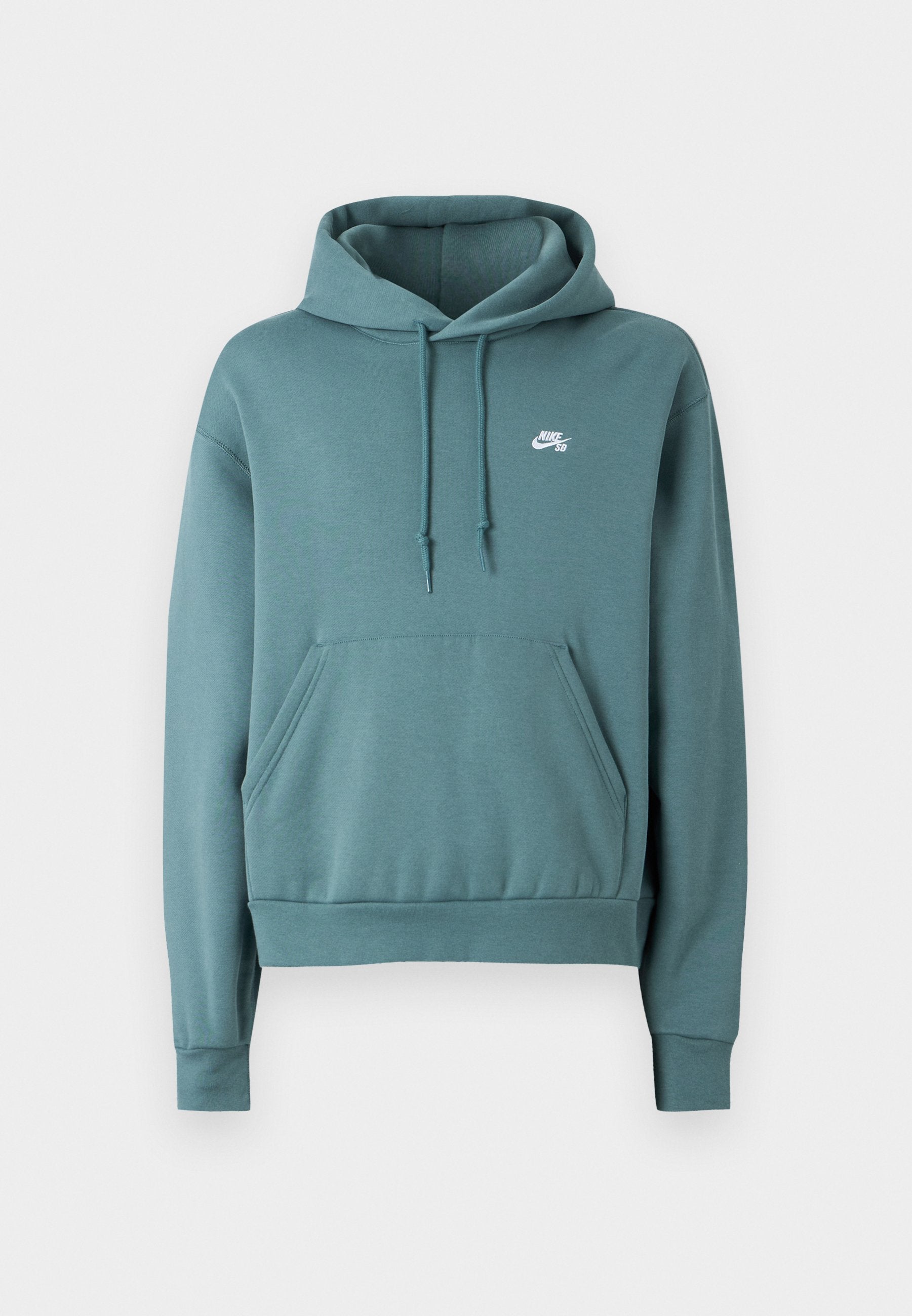 LOGO UNISEX - Kapüşonlu Üst - mineral gri/beyaz