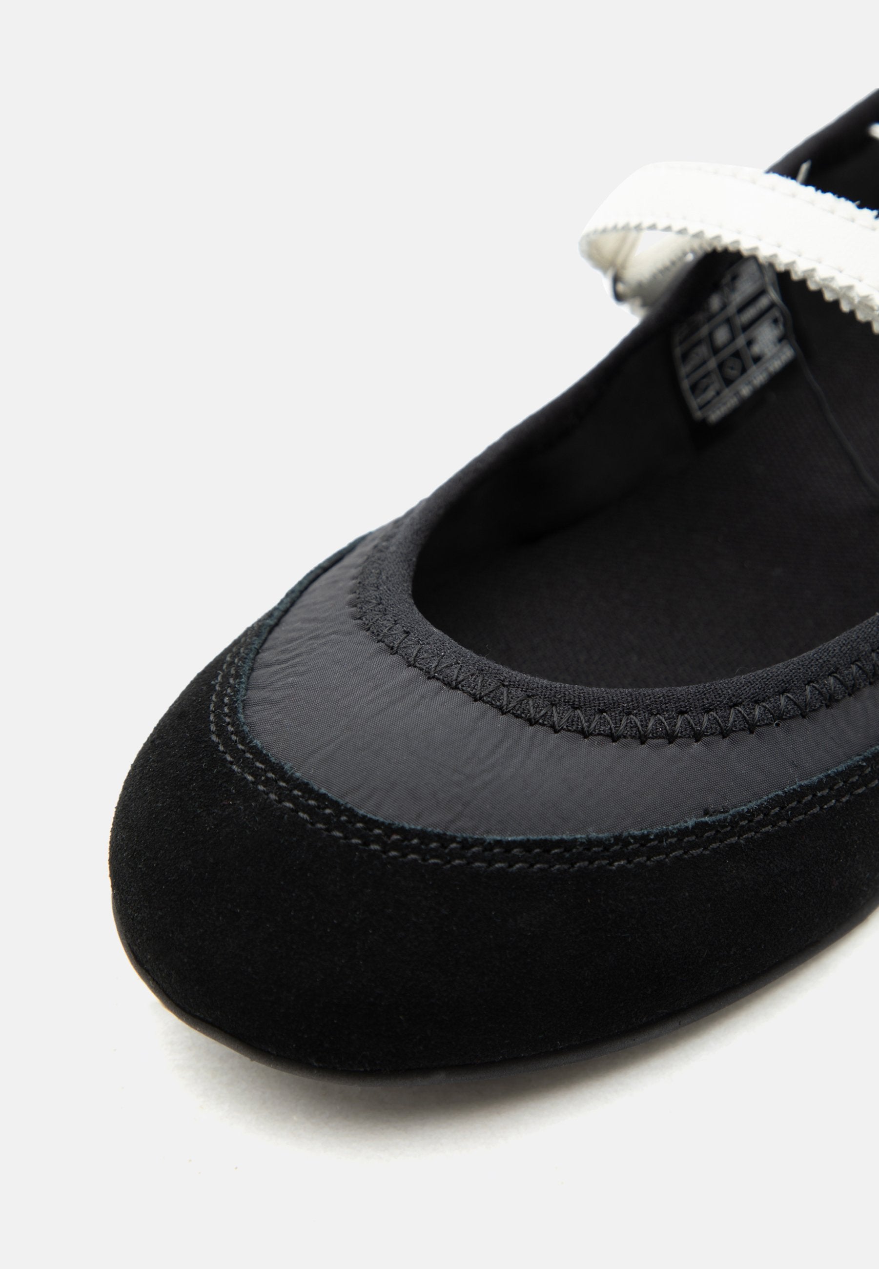 MYSTIE - Ankle strap ballet pumps - black