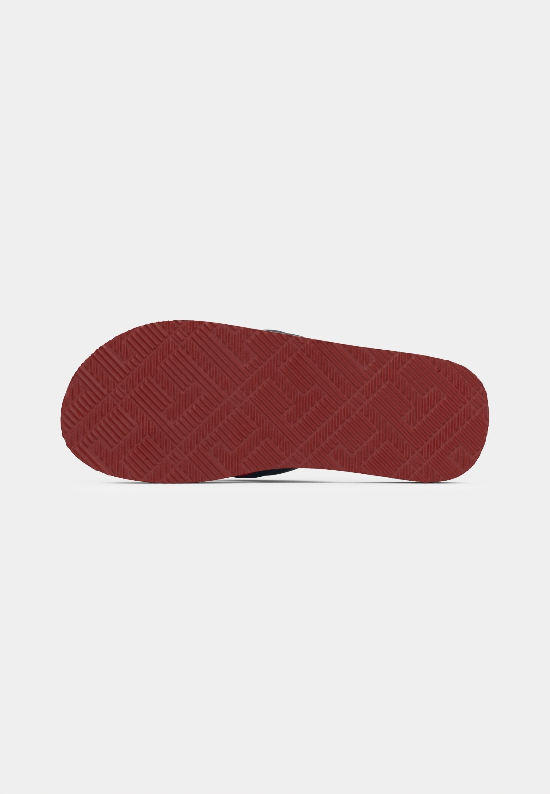 FLAG PADDED STRAP FLIP-FLOPS - T-bar sandals - desert sky