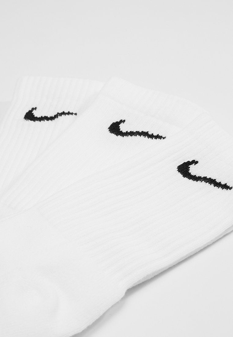 EVERYDAY CUSH CREW 3 PACK - Sports socks - white/black