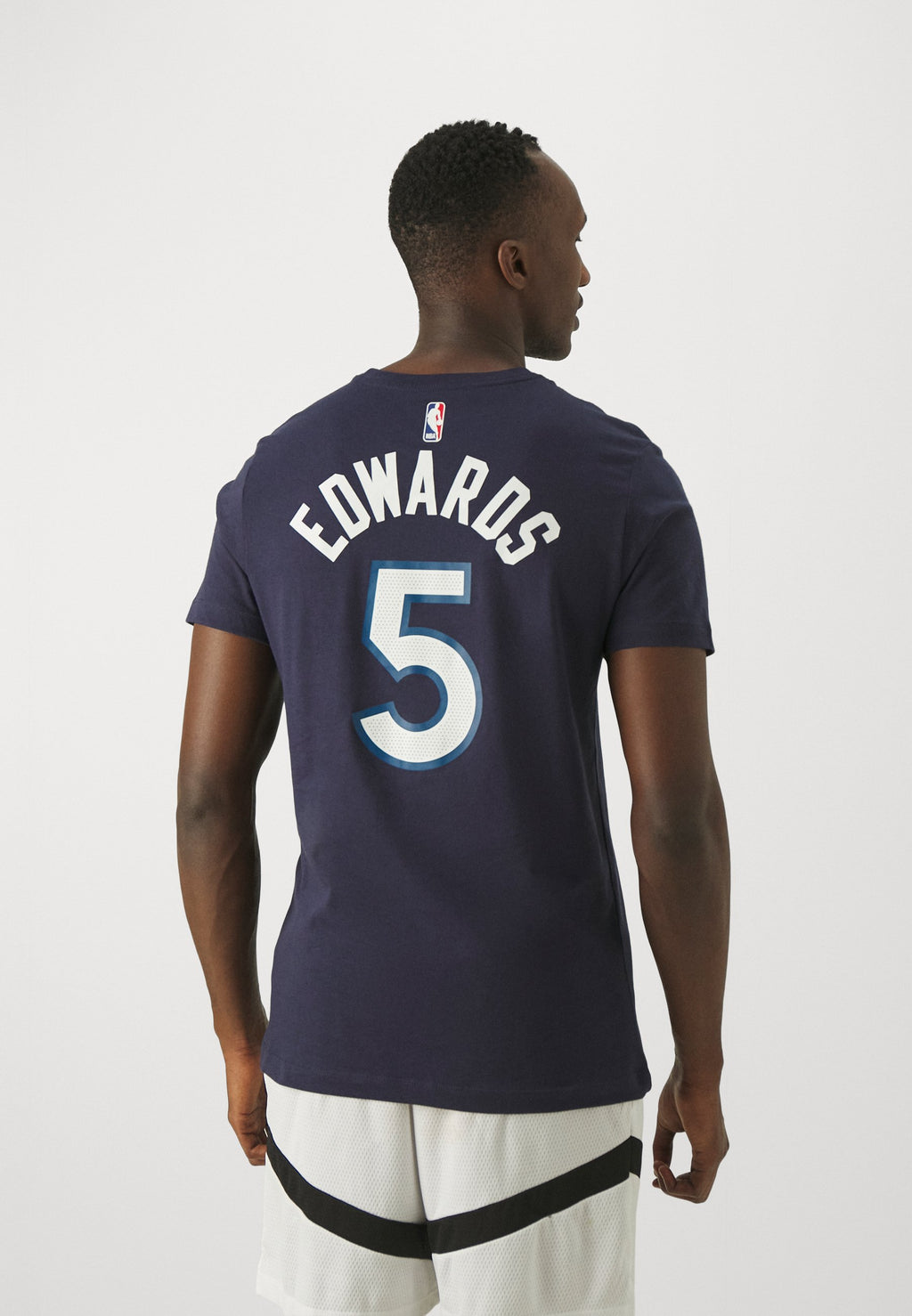 NBA MINNESOTA TIMBERWOLVES TEE ANTHONY EDWARDS - Club wear - college navy