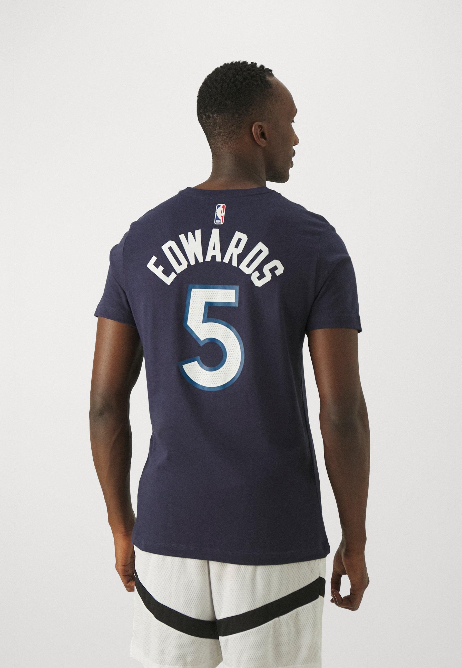 NBA MINNESOTA TIMBERWOLVES TEE ANTHONY EDWARDS - Club wear - college navy