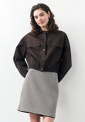 JUSOLA - Summer jacket - dark brown