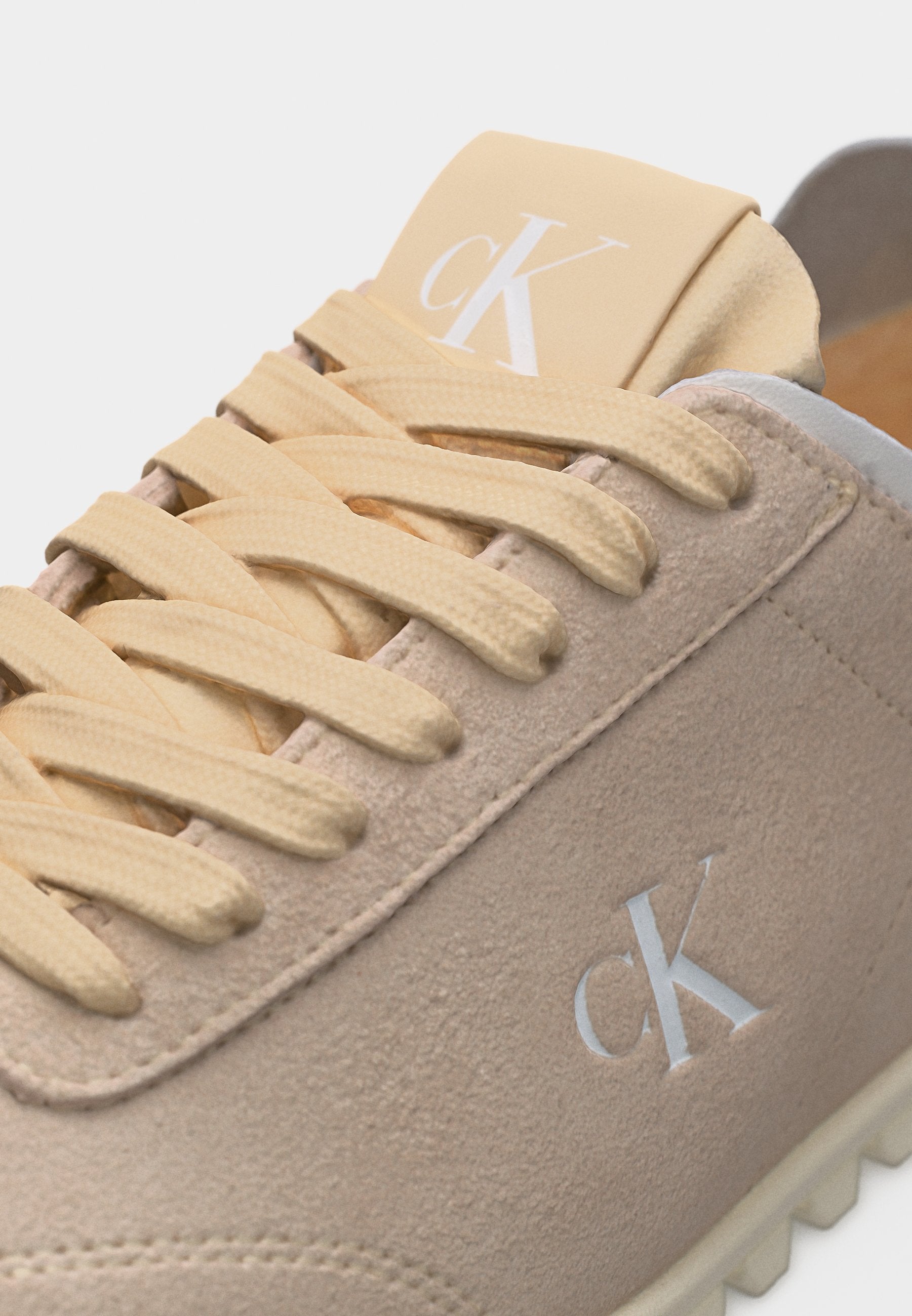 أحذية رياضية منخفضة البروفايل RUN MG SUE DB LACES - كاجوال - كاجو فاتح