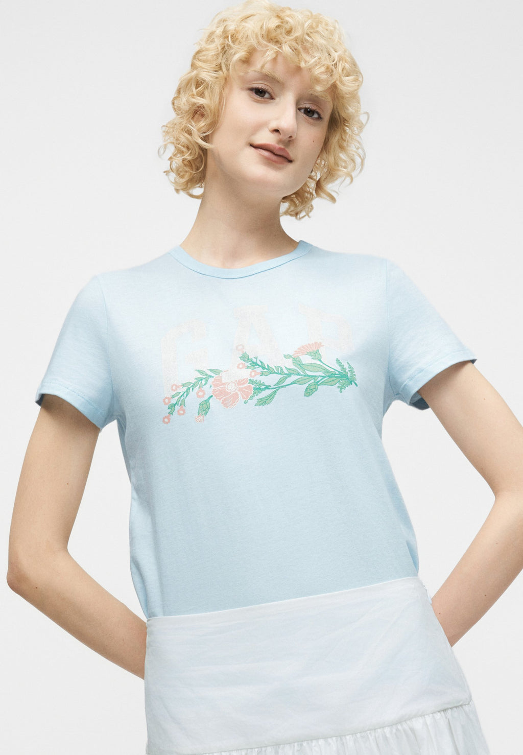 CREW GRAPHICS NOVELTY - Print T-shirt - poolside blue