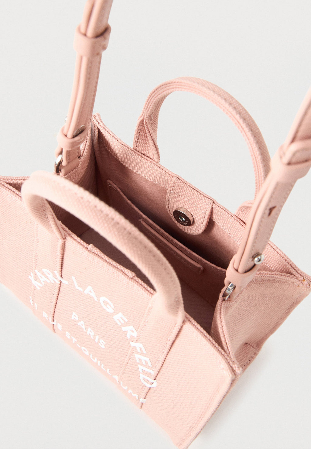SQUARE MINI - Handbag - misty rose