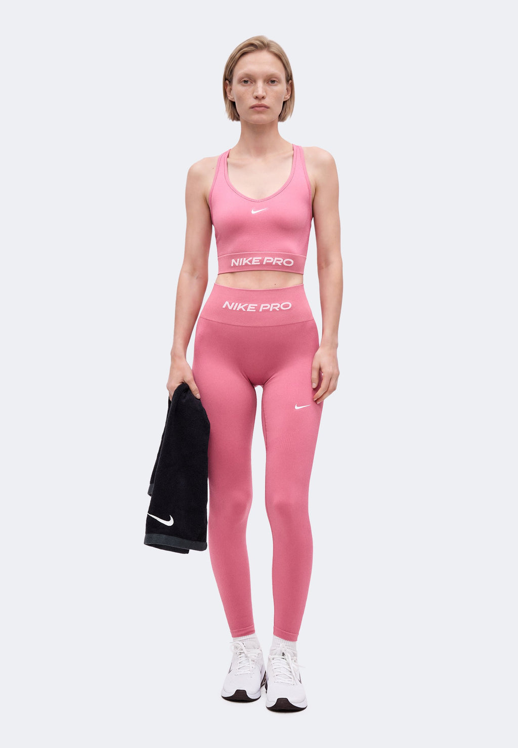 TIGHT - Leggings - peony/white