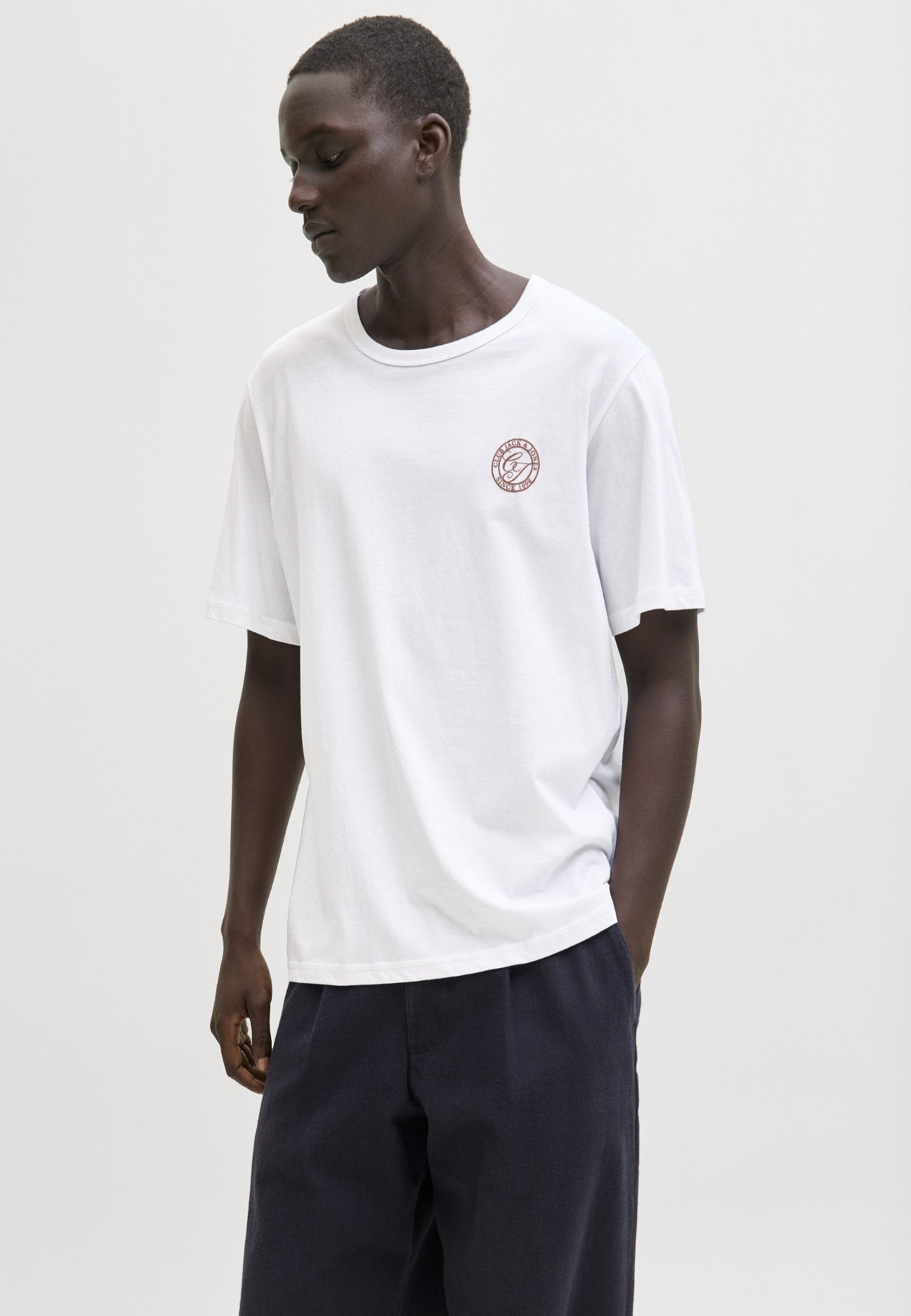 T- - Print T-shirt - bright white