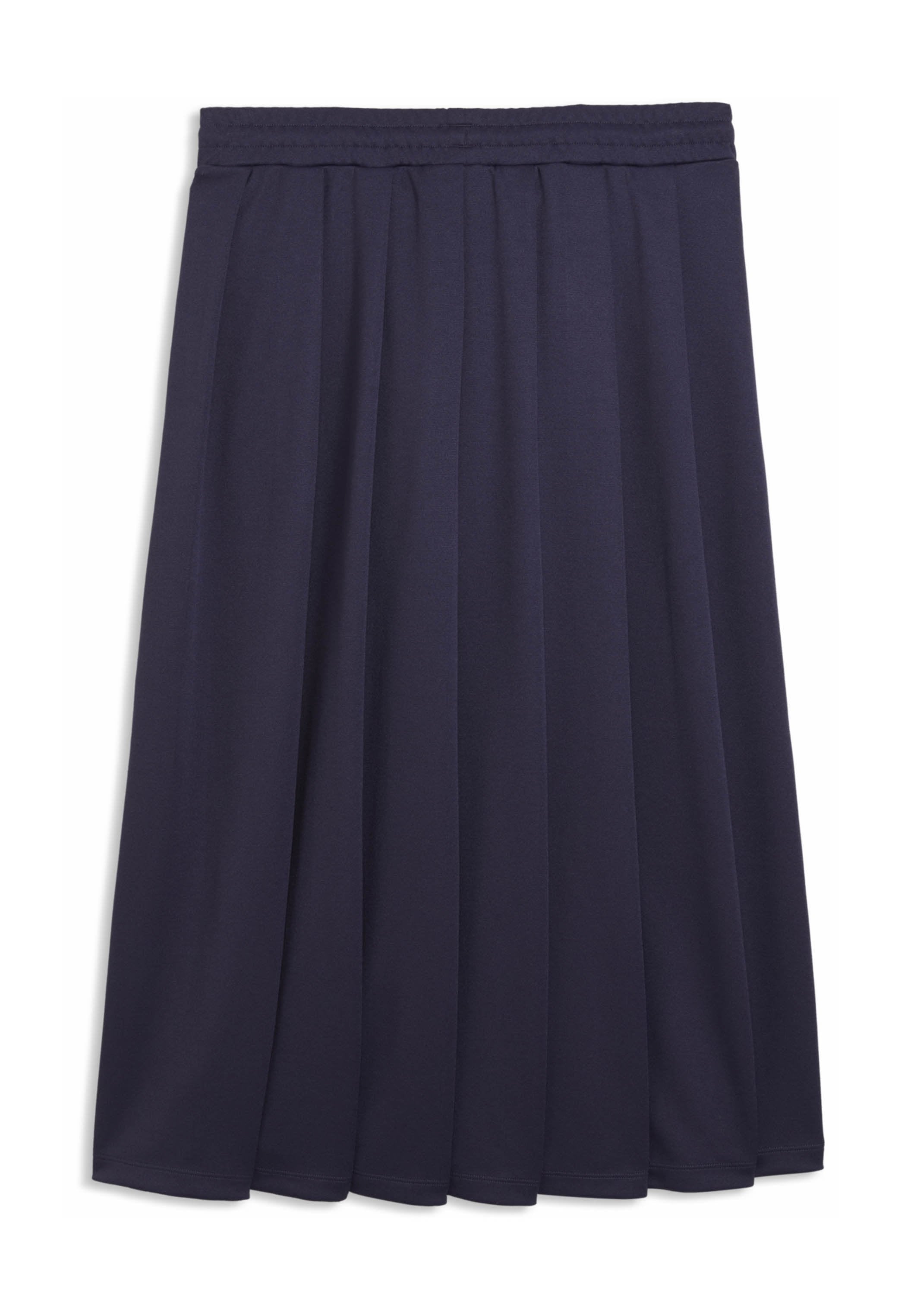 MIDI PLEATED SKIRT - A-line skirt - deep plum