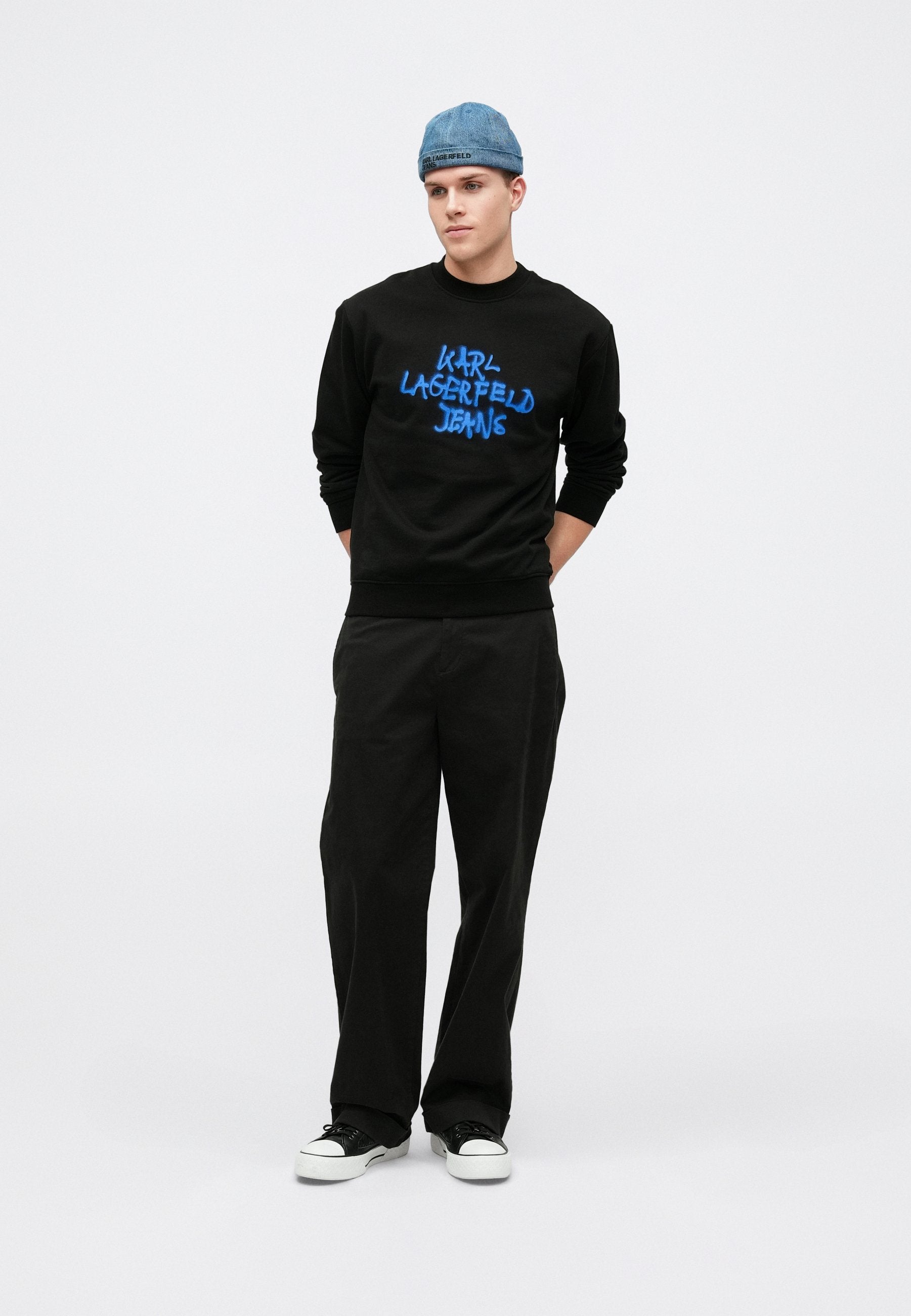 GRAFFITI - Sweatshirt - black