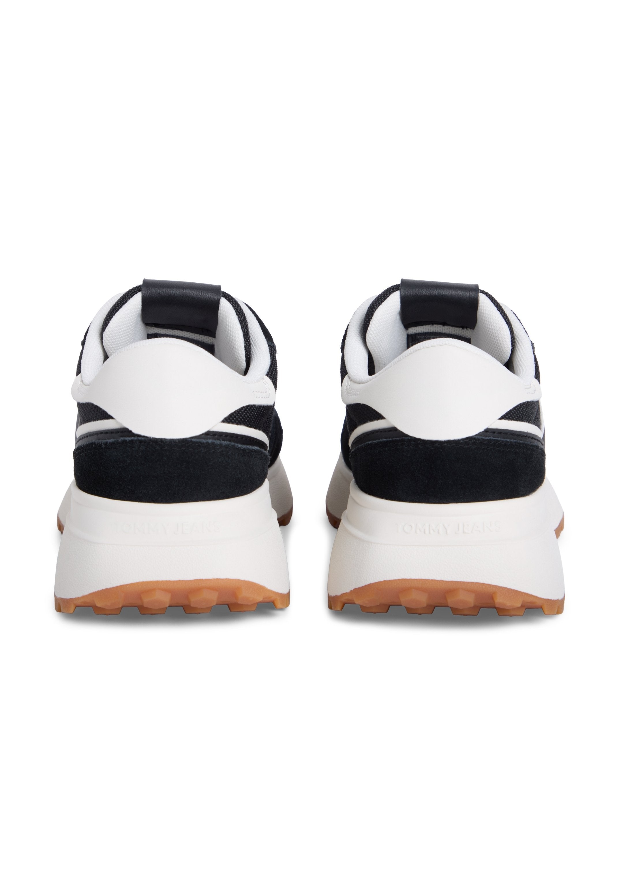 SUEDE CLEAT MIXED TEXTURE TRAINERS - Trainers - black