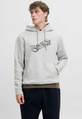 JCOFUSION BRANDING - Hoodie - light grey melange