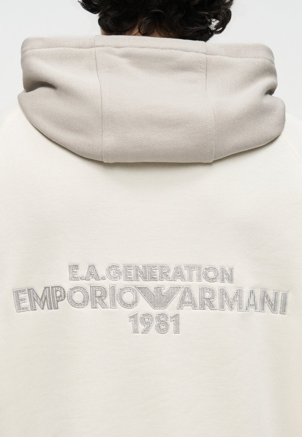 Sweat à capuche - blanc murmurant