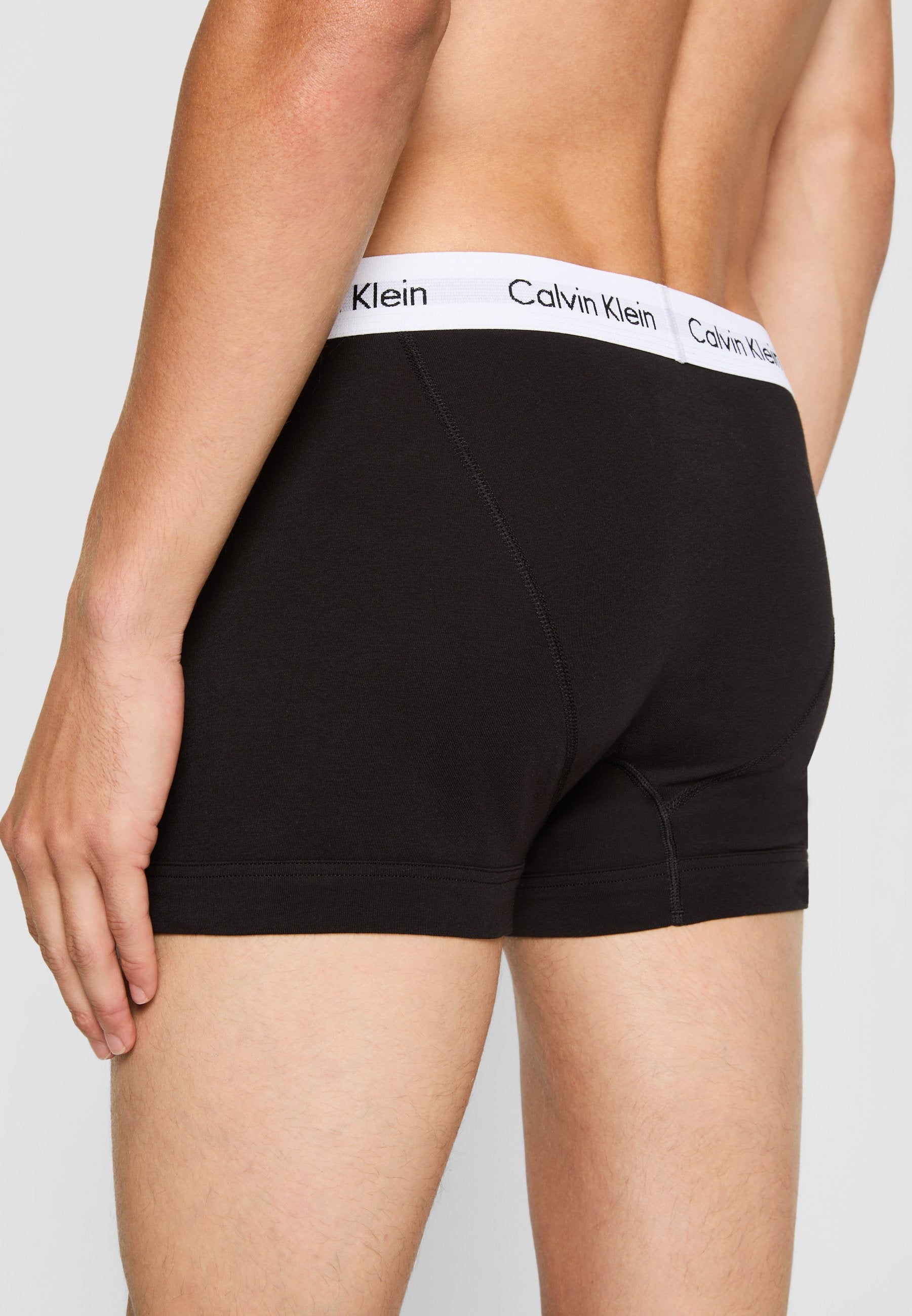 TRUNK 3 PACK COTTON STRETCH - Boxers - noir