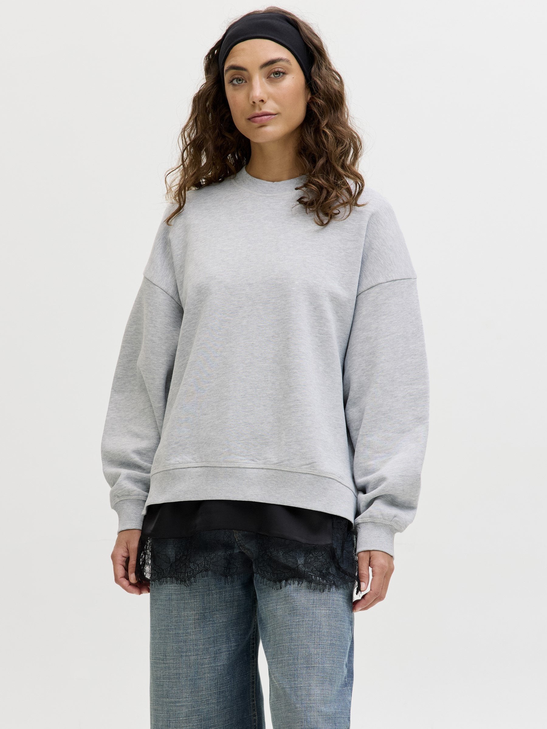 Sweats JXCORA Sweats - Sweatshirt - light grey melange