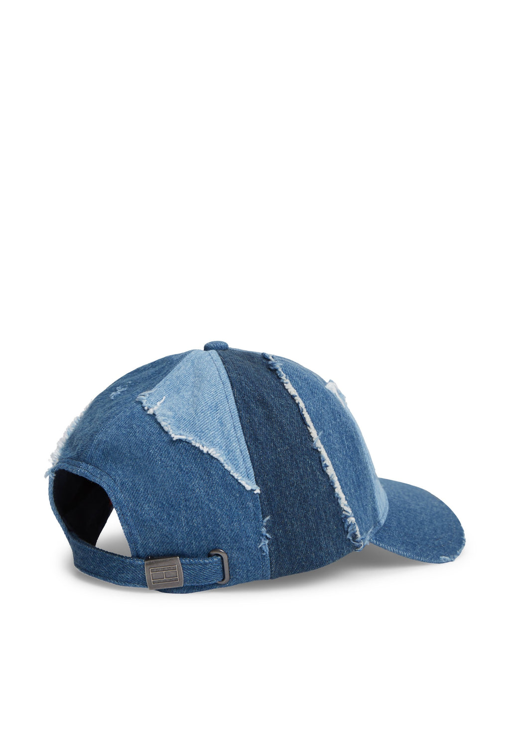 DISTRESSED DENIM PATCHWORK BASEBALL CAP - Cap - blue denim