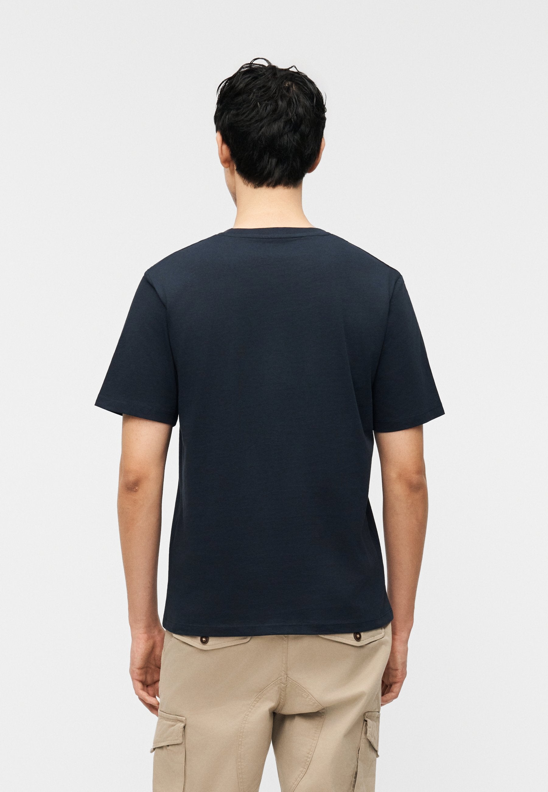 JJELOGO TEE O NECK 5 PACK - Print T-shirt - bright white/sky captain/celestial blue/moonbeam/black