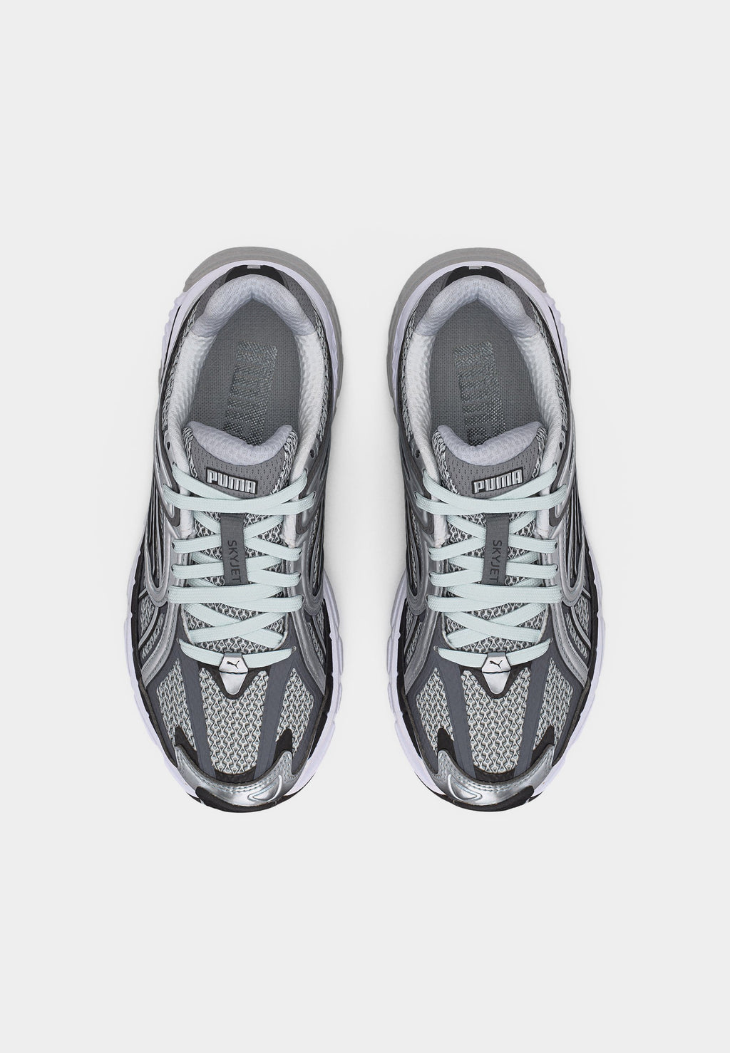 SKYJET PRISCO JR UNISEX - Trainers - silver-coloured/black/glacial gray