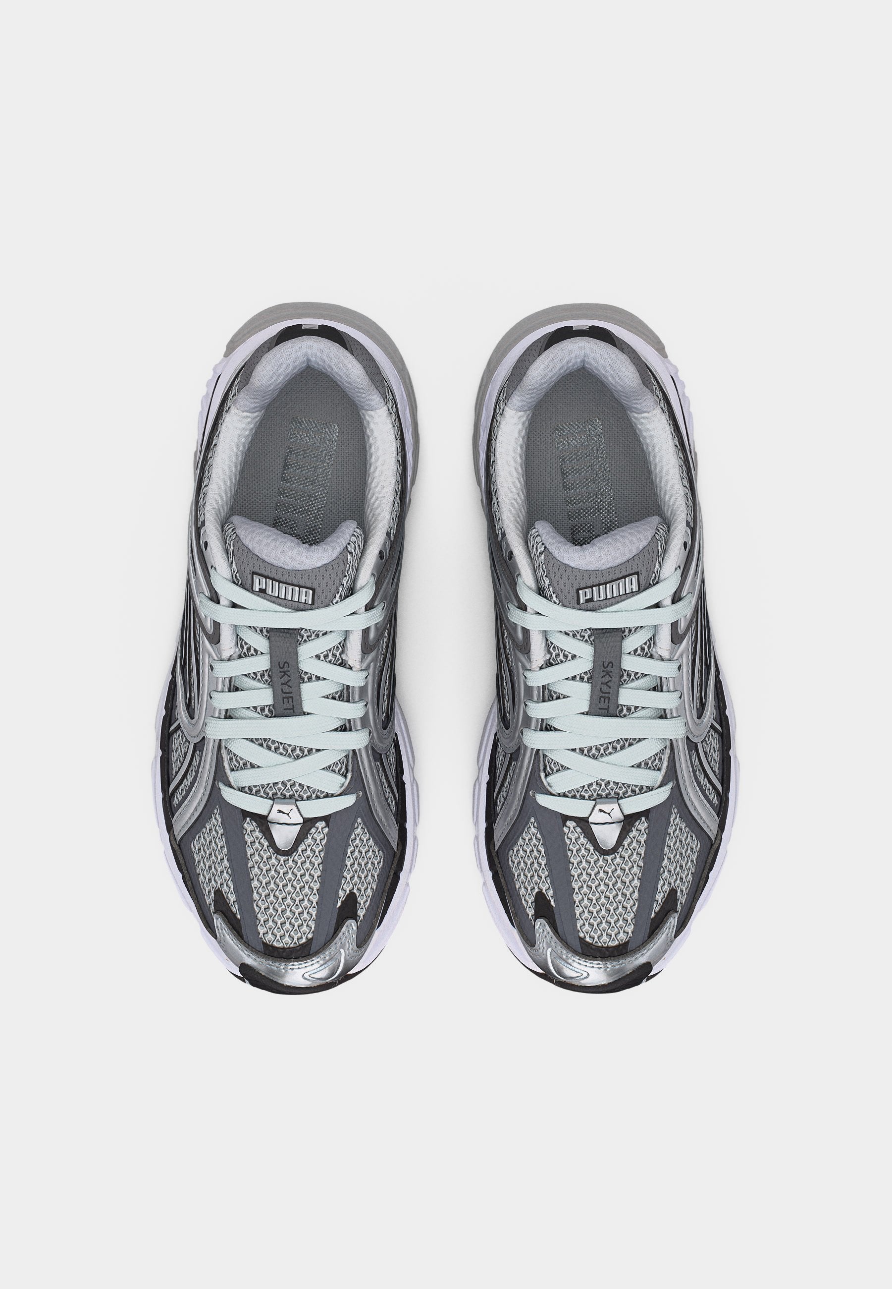 SKYJET PRISCO JR UNISEX - Trainers - silver-coloured/black/glacial gray