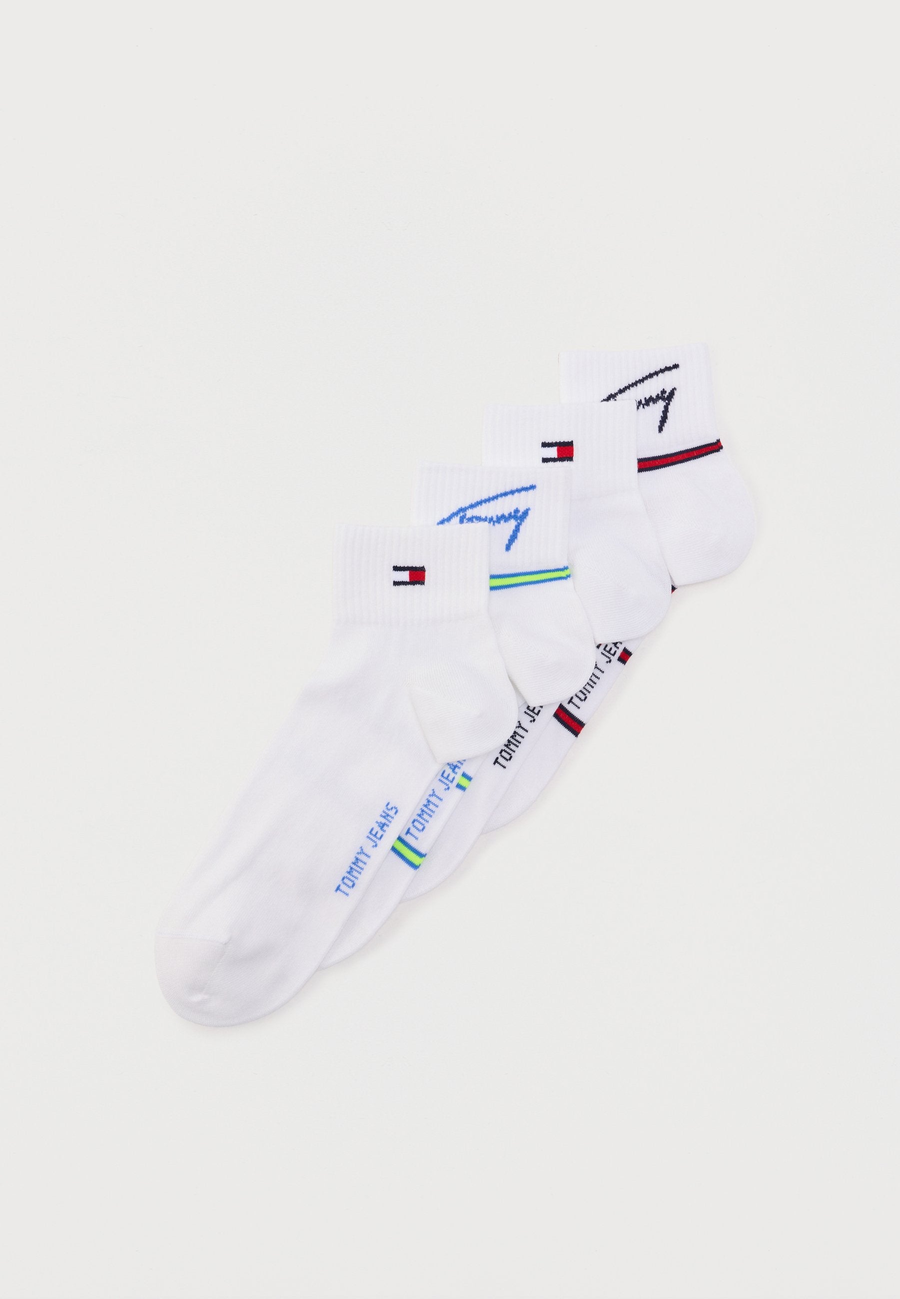 4 PACK UNISEX - Socks - red/white/yellow
