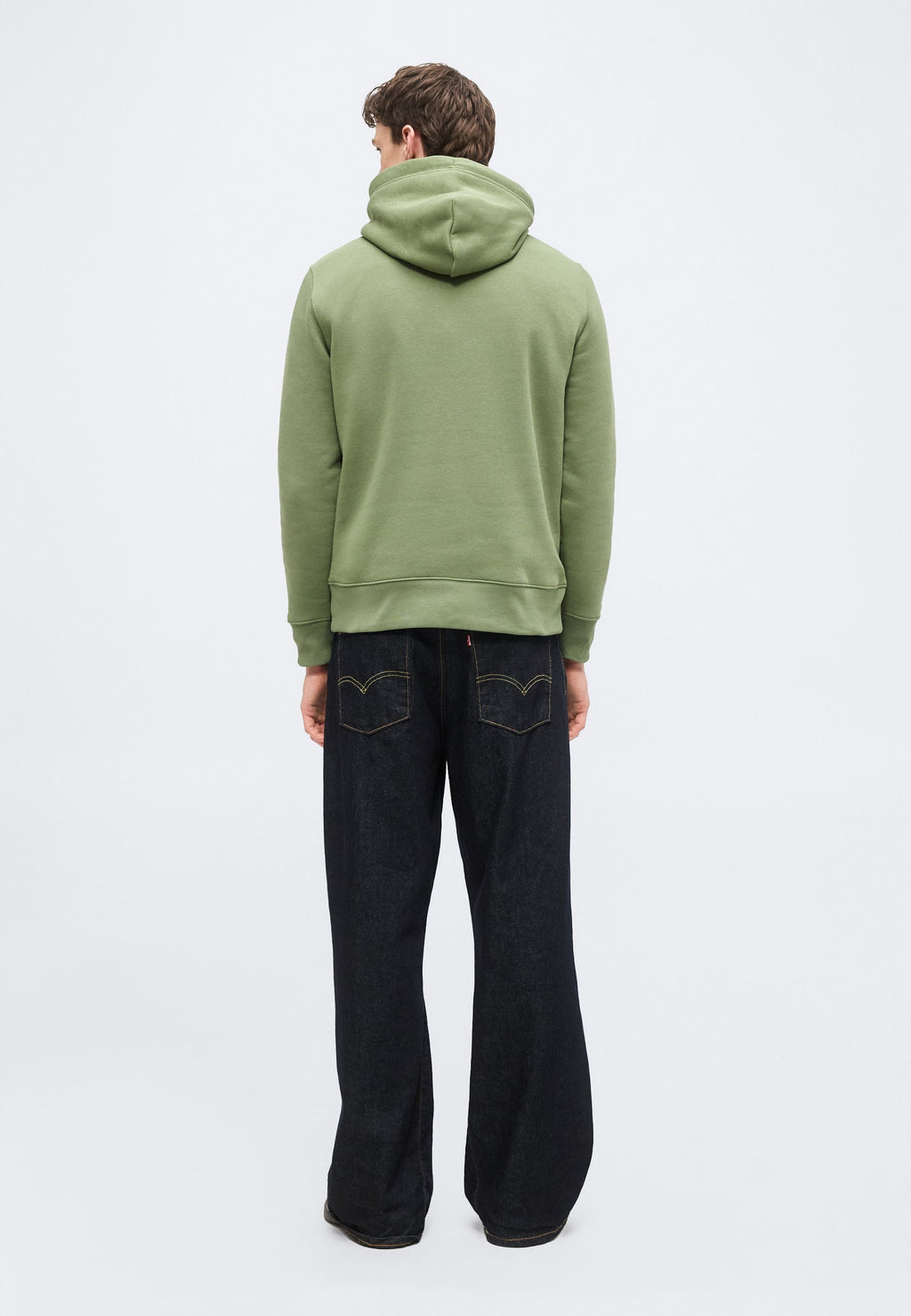 Hoodie - dry herb green