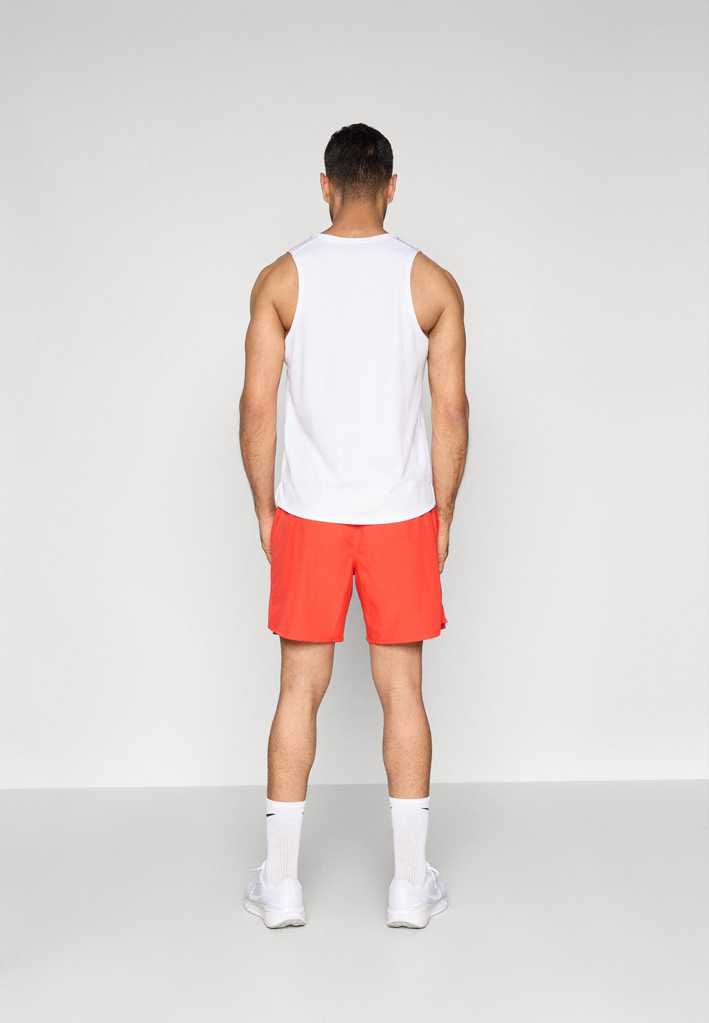 CHALLENGER SHORT - Sports shorts - light crimson/black/reflective silver-coloured