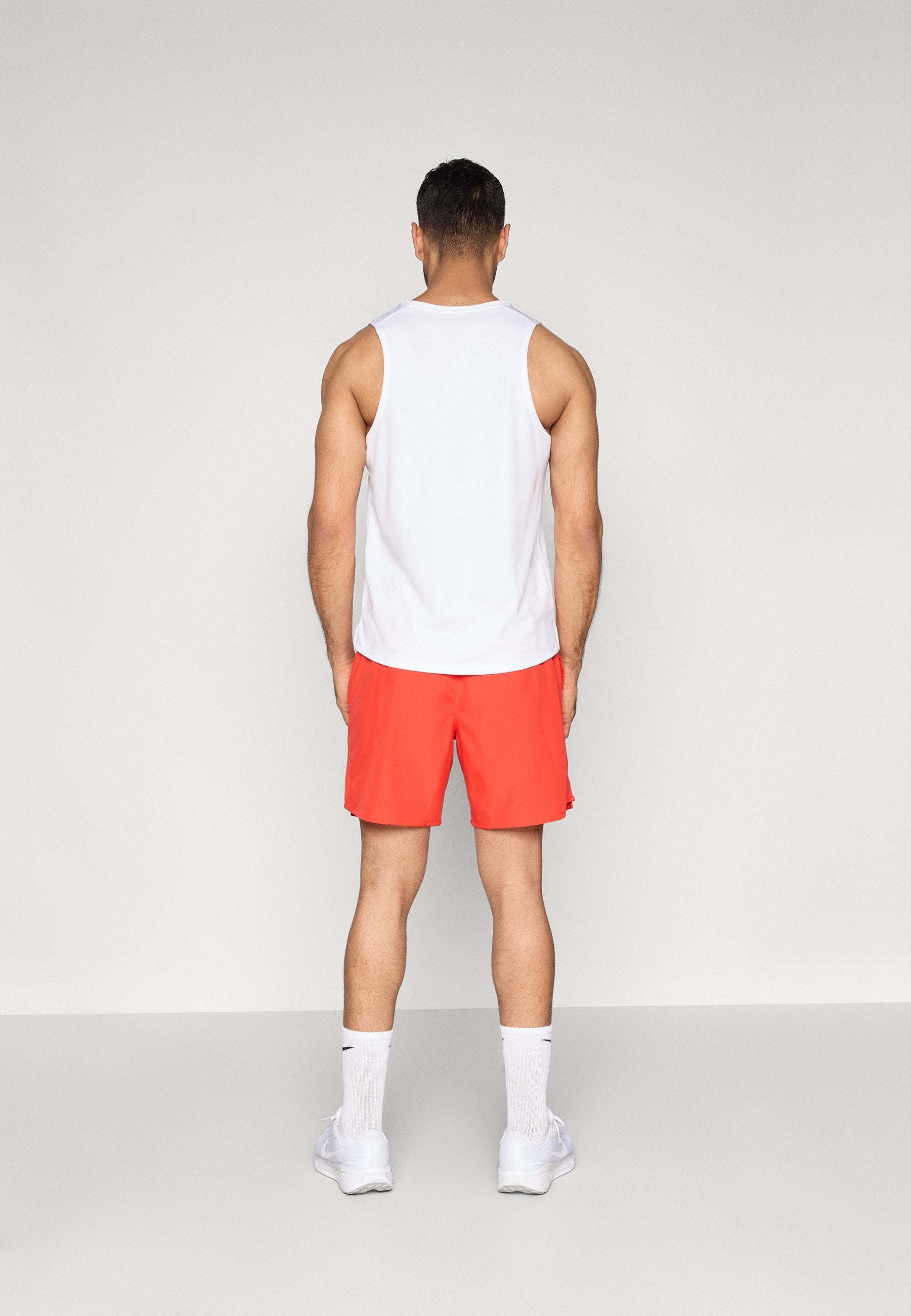 CHALLENGER SHORT - Sports shorts - light crimson/black/reflective silver-coloured