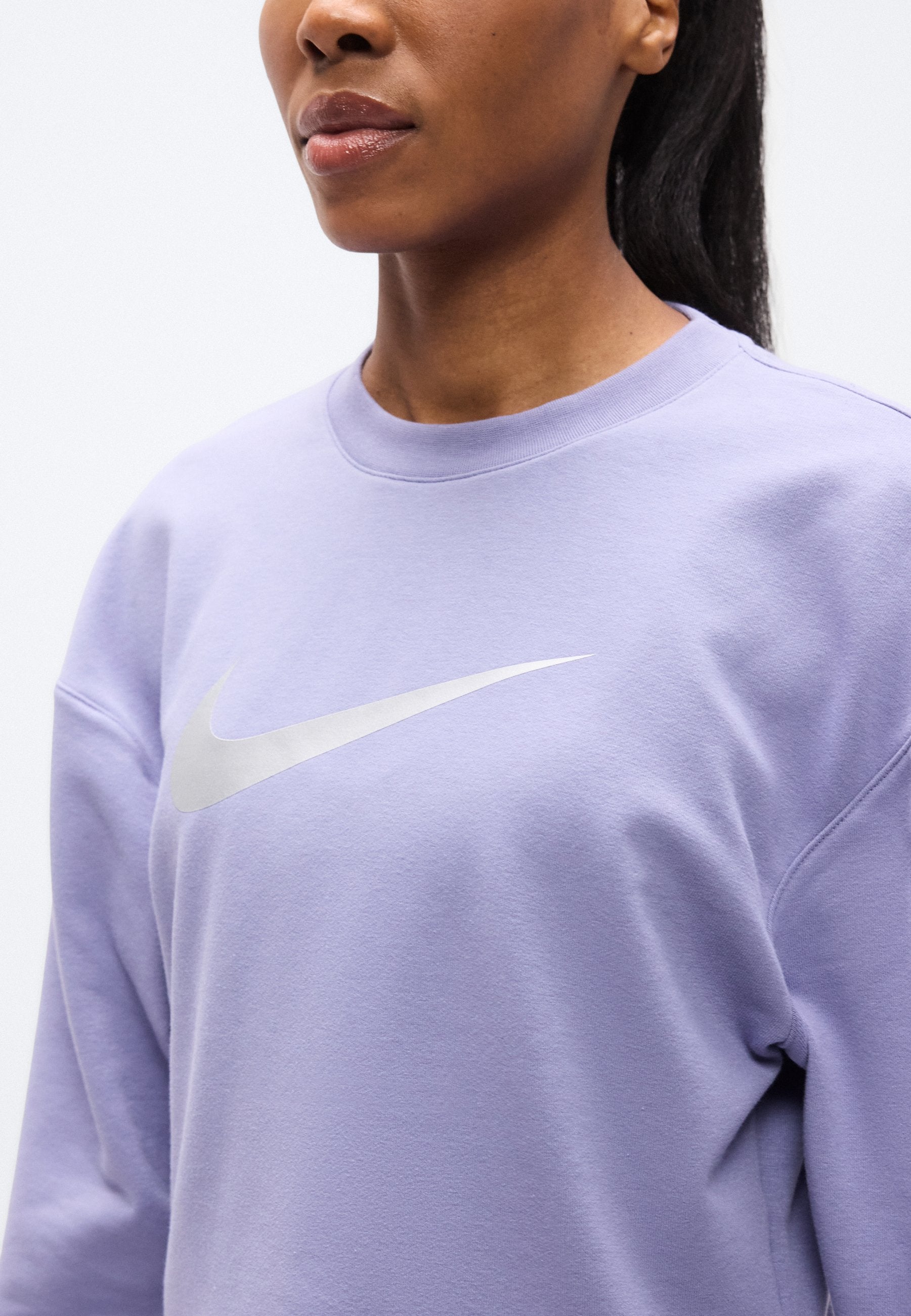 CREW - Sweat-shirt - violet/argenté/blanc