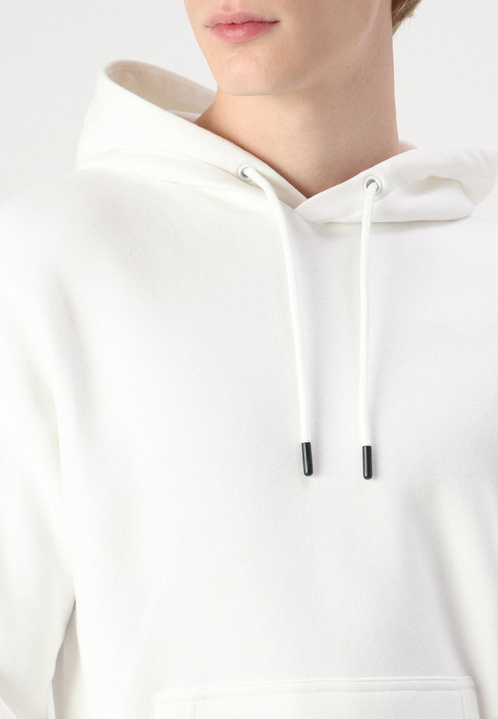 Plain - Hoodie - cloud dancer