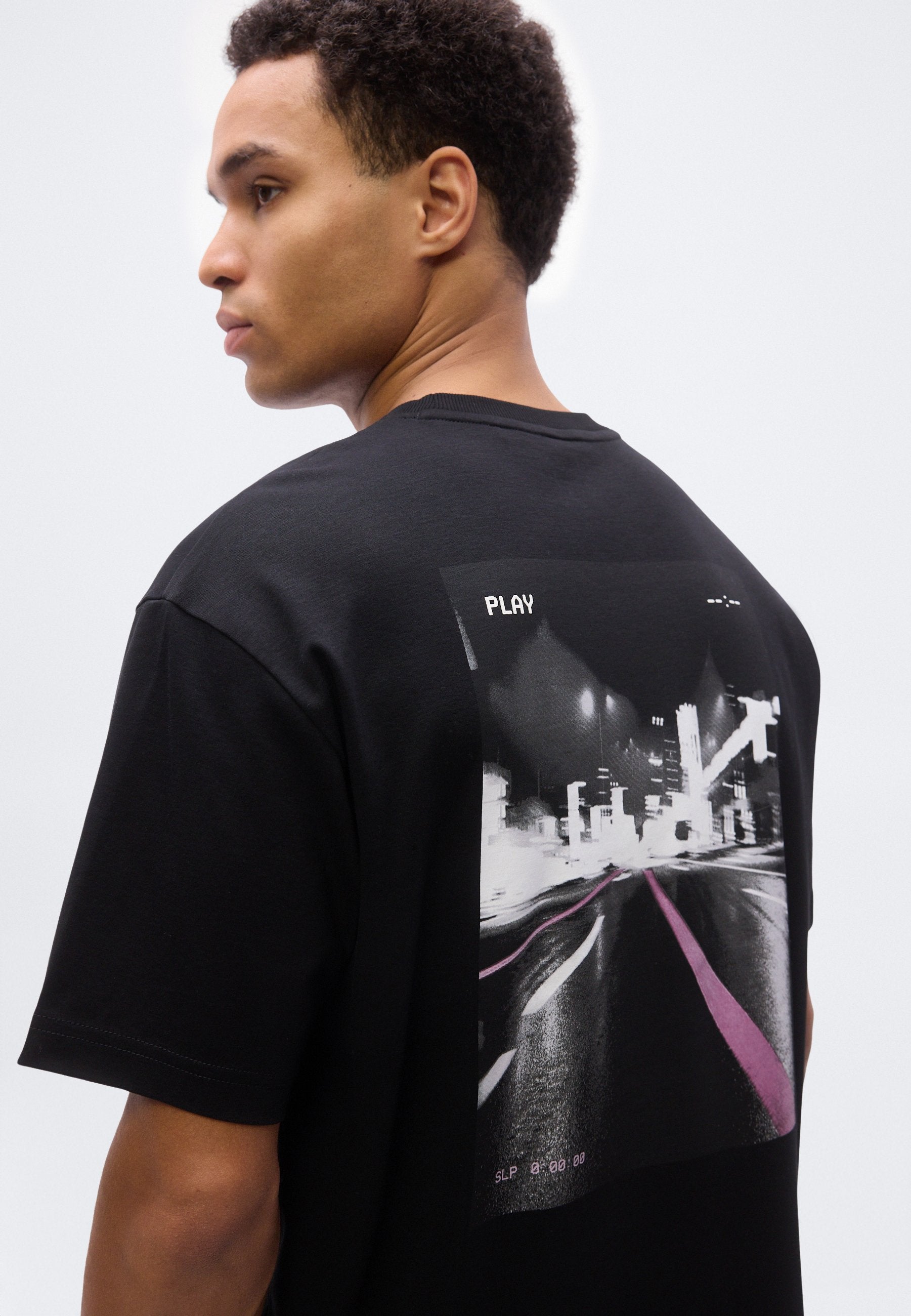 CITYLIGHTS - Print T-shirt - black