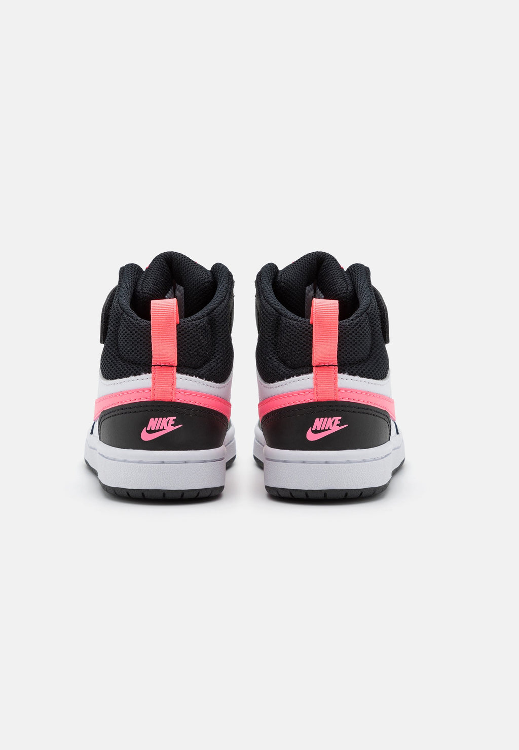 COURT BOROUGH MID 2 UNISEX - High-top trainers - black/sunset pulse/white