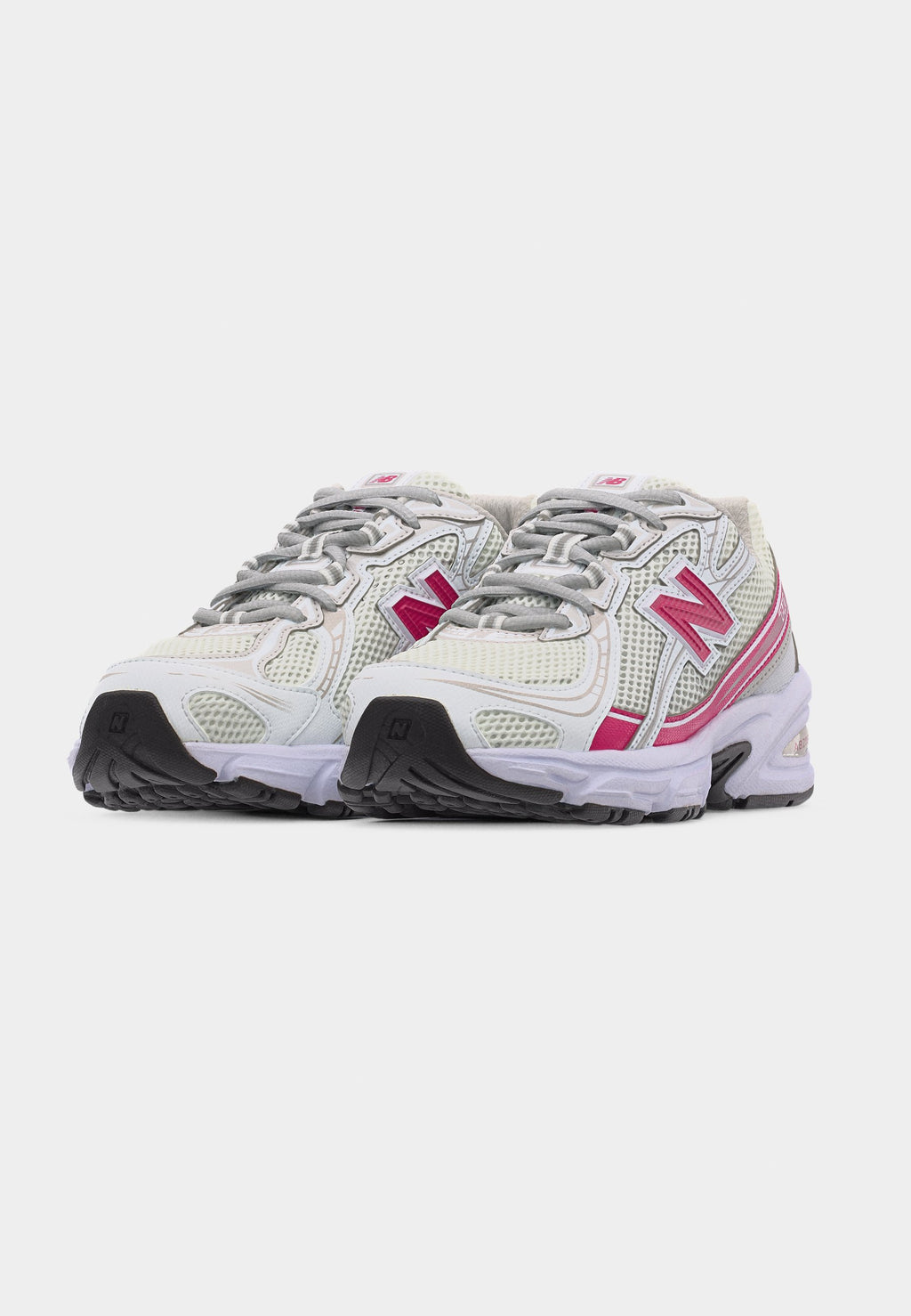 740 UNISEXE - Baskets - blanc/rose vif