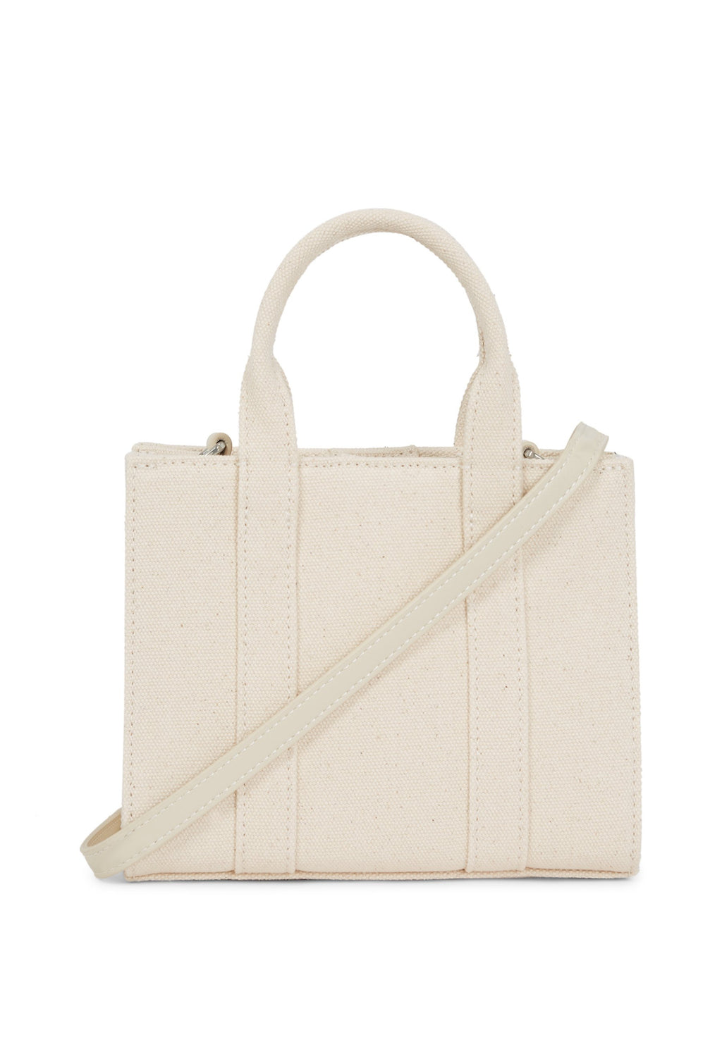 SQUARE MINI - Handbag - beige