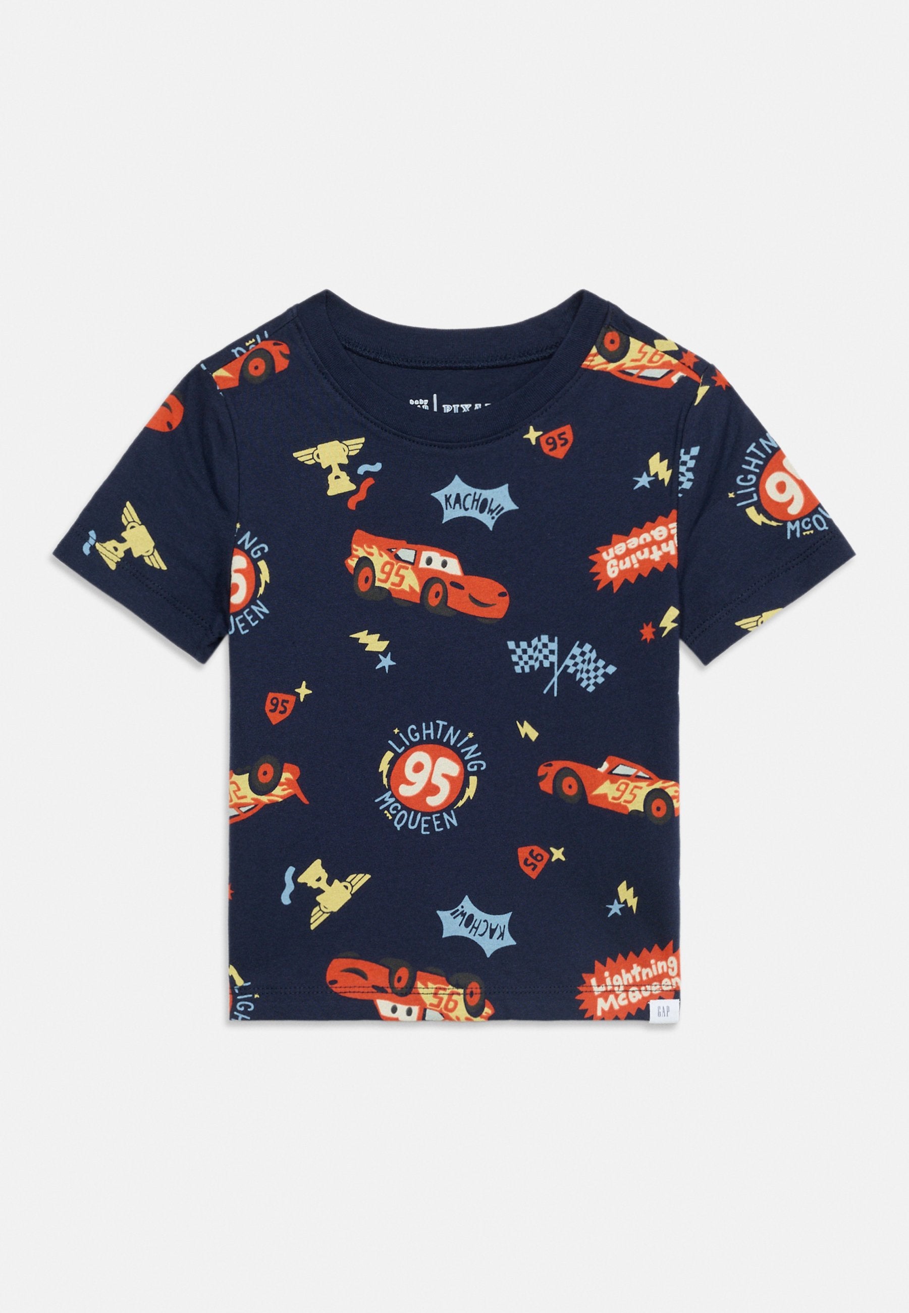 CARS LIC PRINT - Print T-shirt - navy uniform