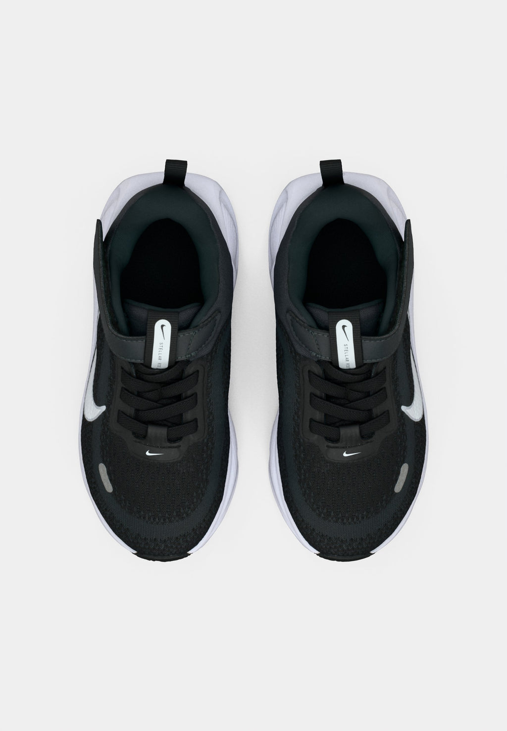 STELLAR RIDE UNISEX - Road running shoes - black/anthracite/pure platinum-coloured/white