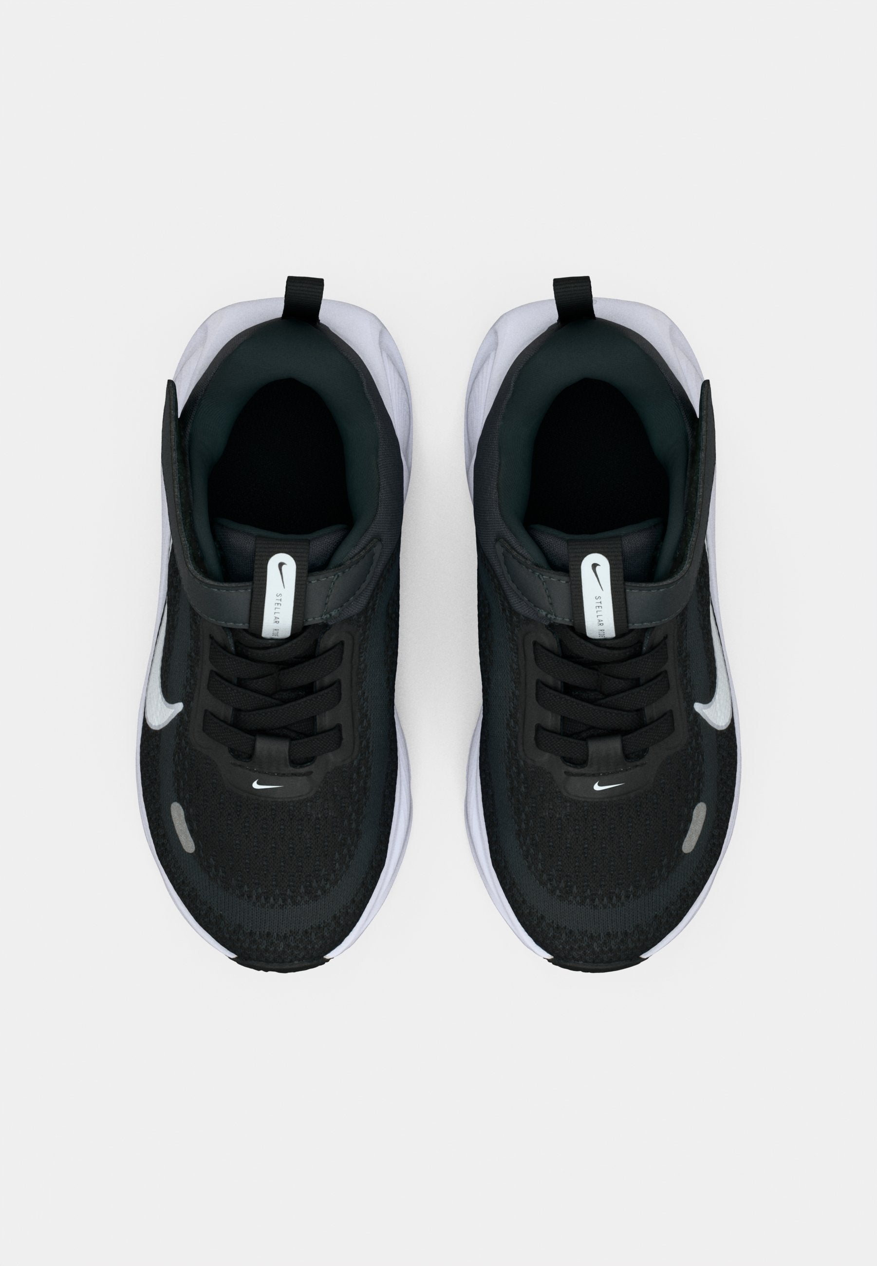 STELLAR RIDE UNISEX - Road running shoes - black/anthracite/pure platinum-coloured/white