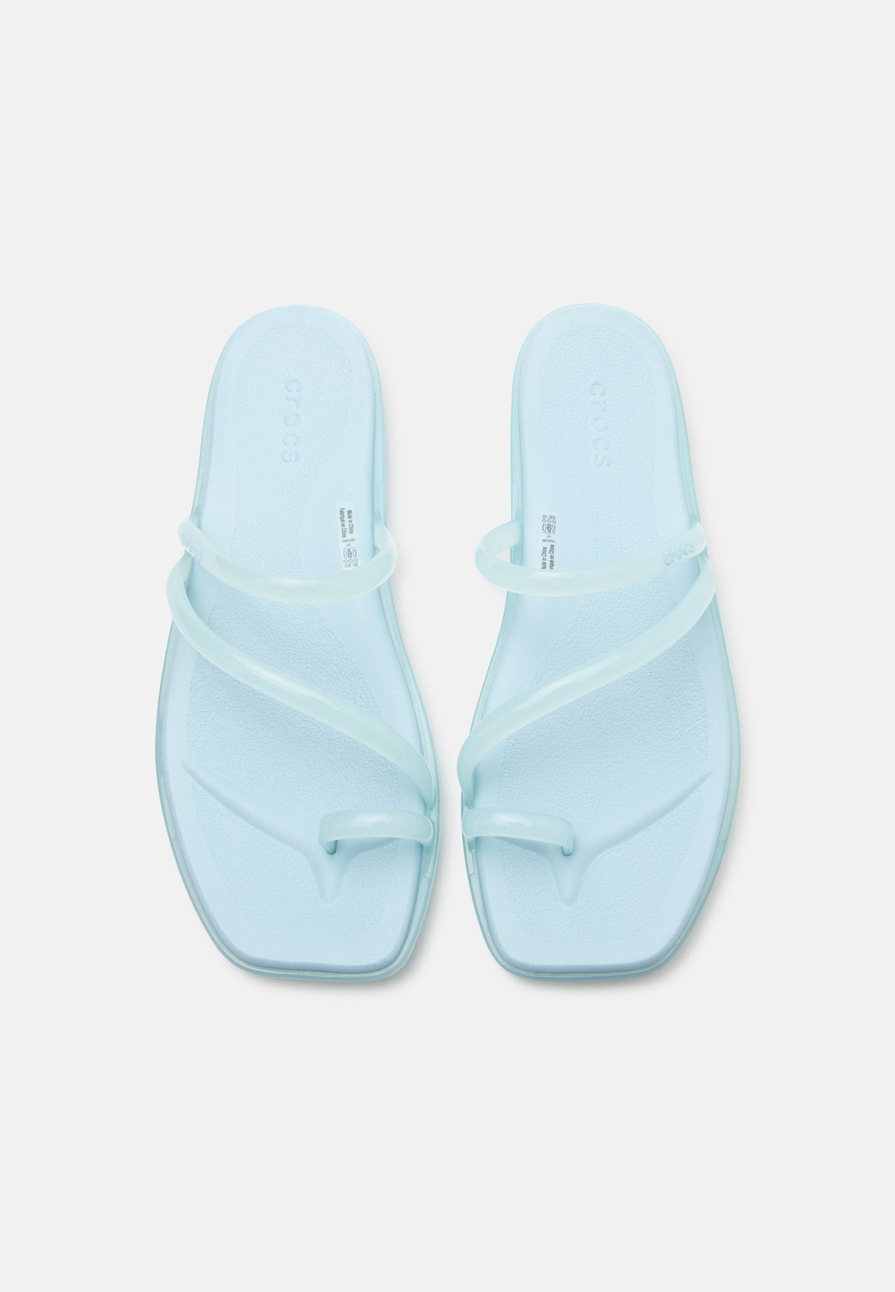 MIAMI TOE LOOP - T-bar sandals - sky blue