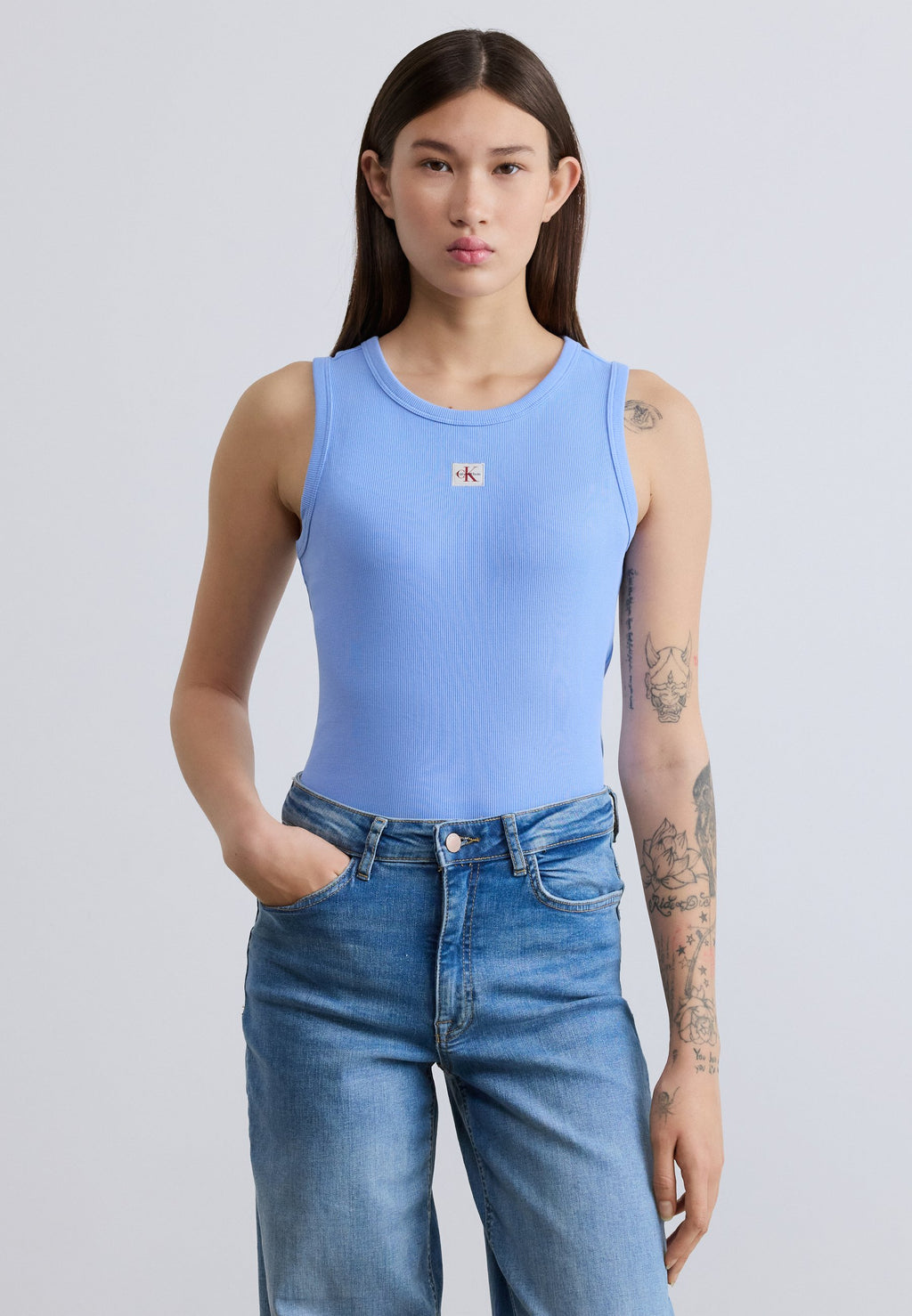 Top - blue descent