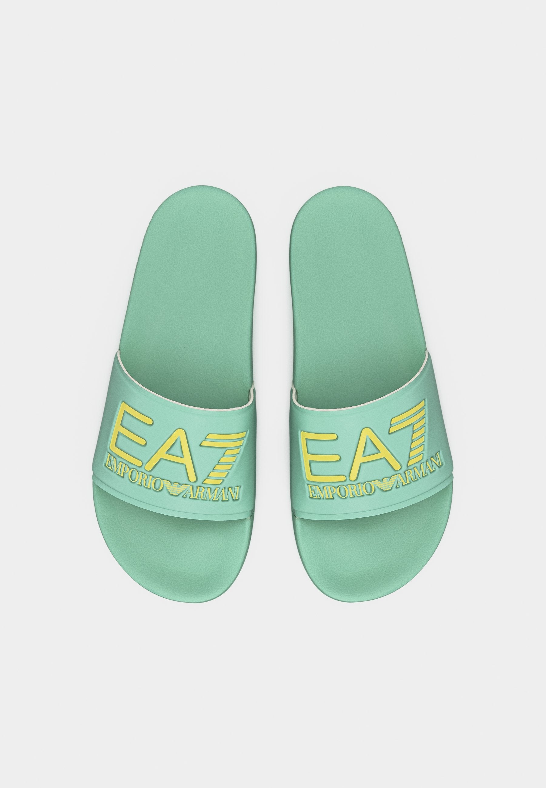 VISIBILITY SLIPPER UNISEX - Mules - mist green/yellow iris