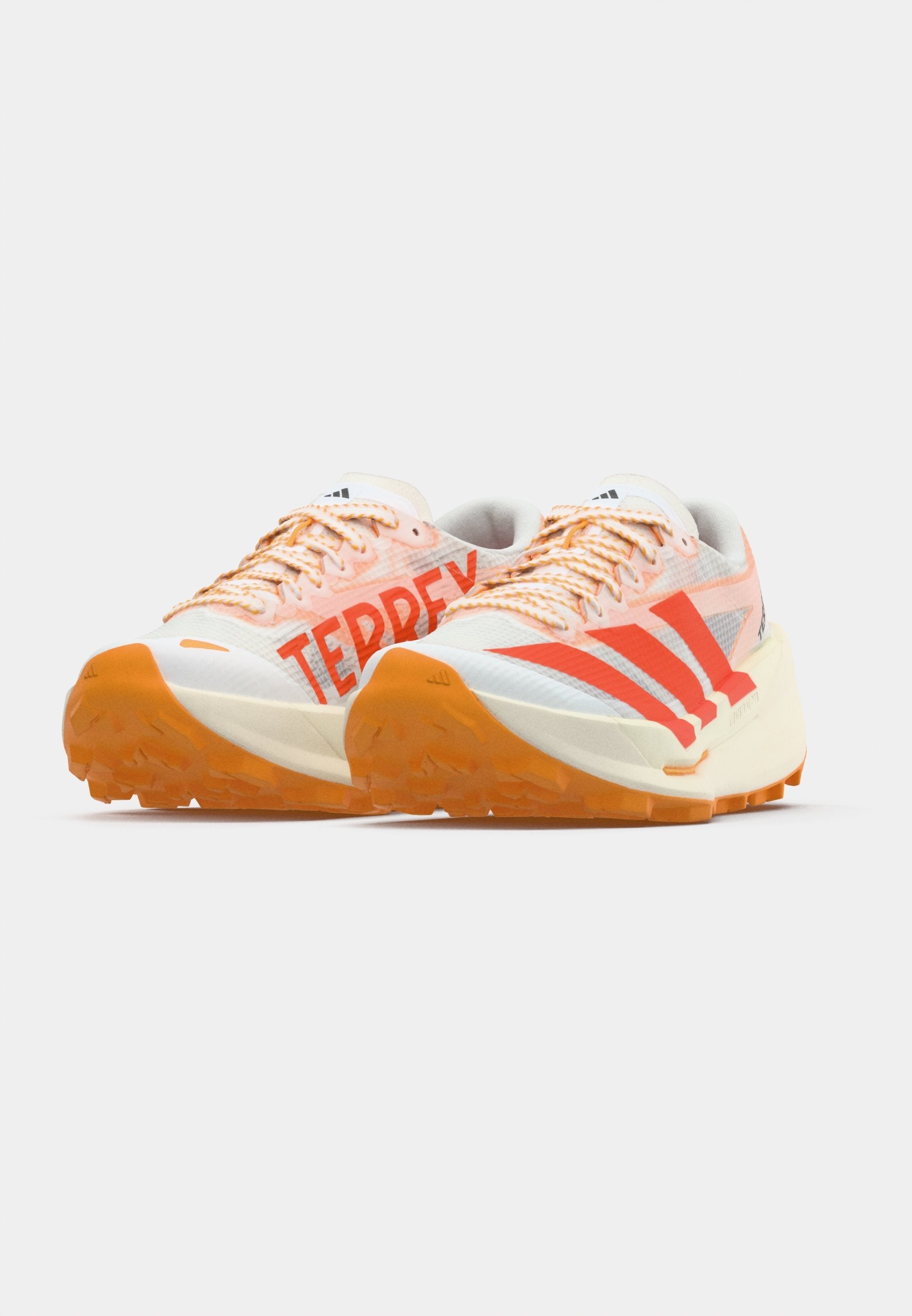 AGRAVIC TT - Chaussures de trail - footwear blanc/orange impact/argenté réfléchissant