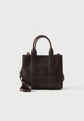 PEBBLE MINI SQUARE TOTE - Handbag - tobacco