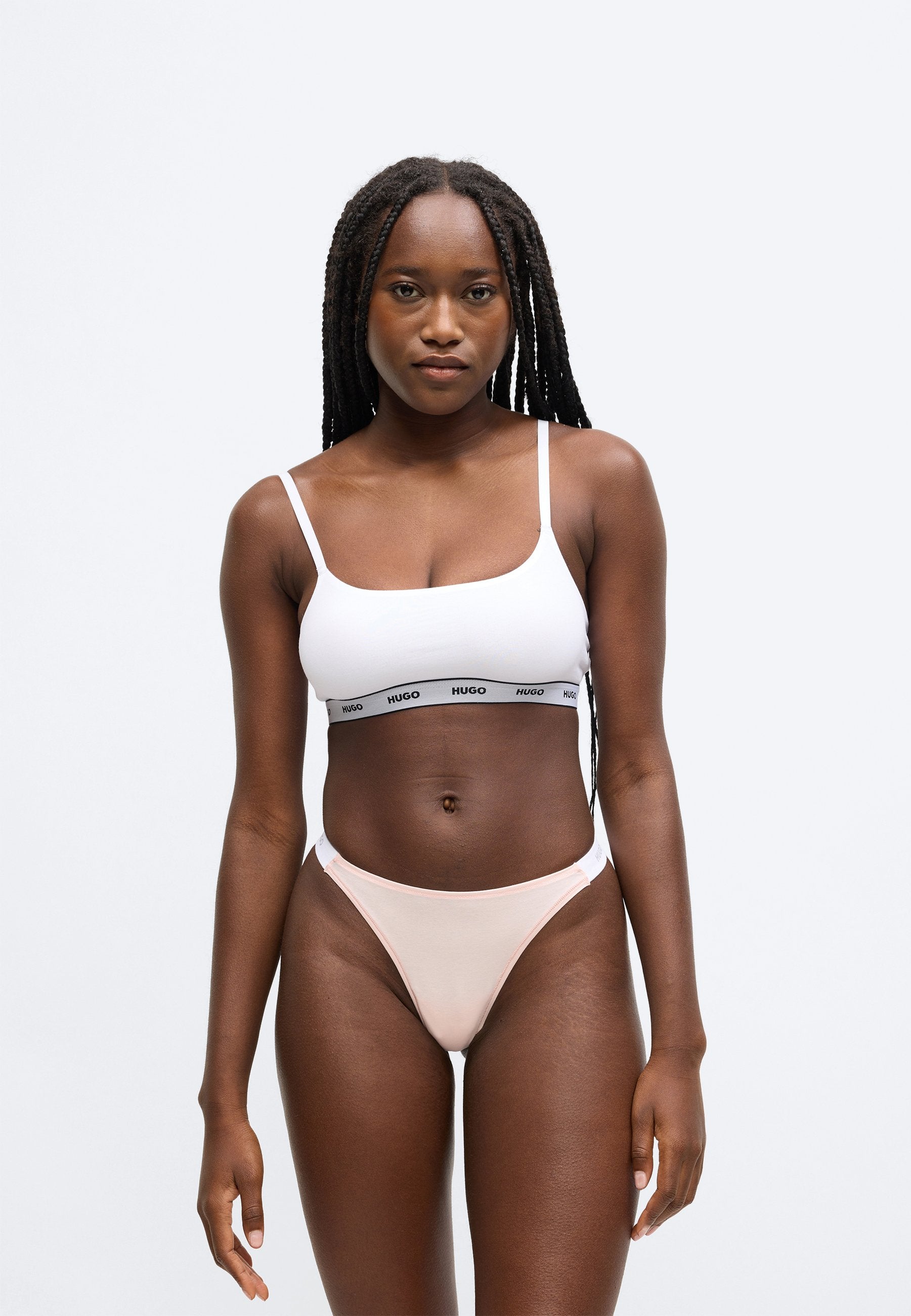 String - light pastel pink
