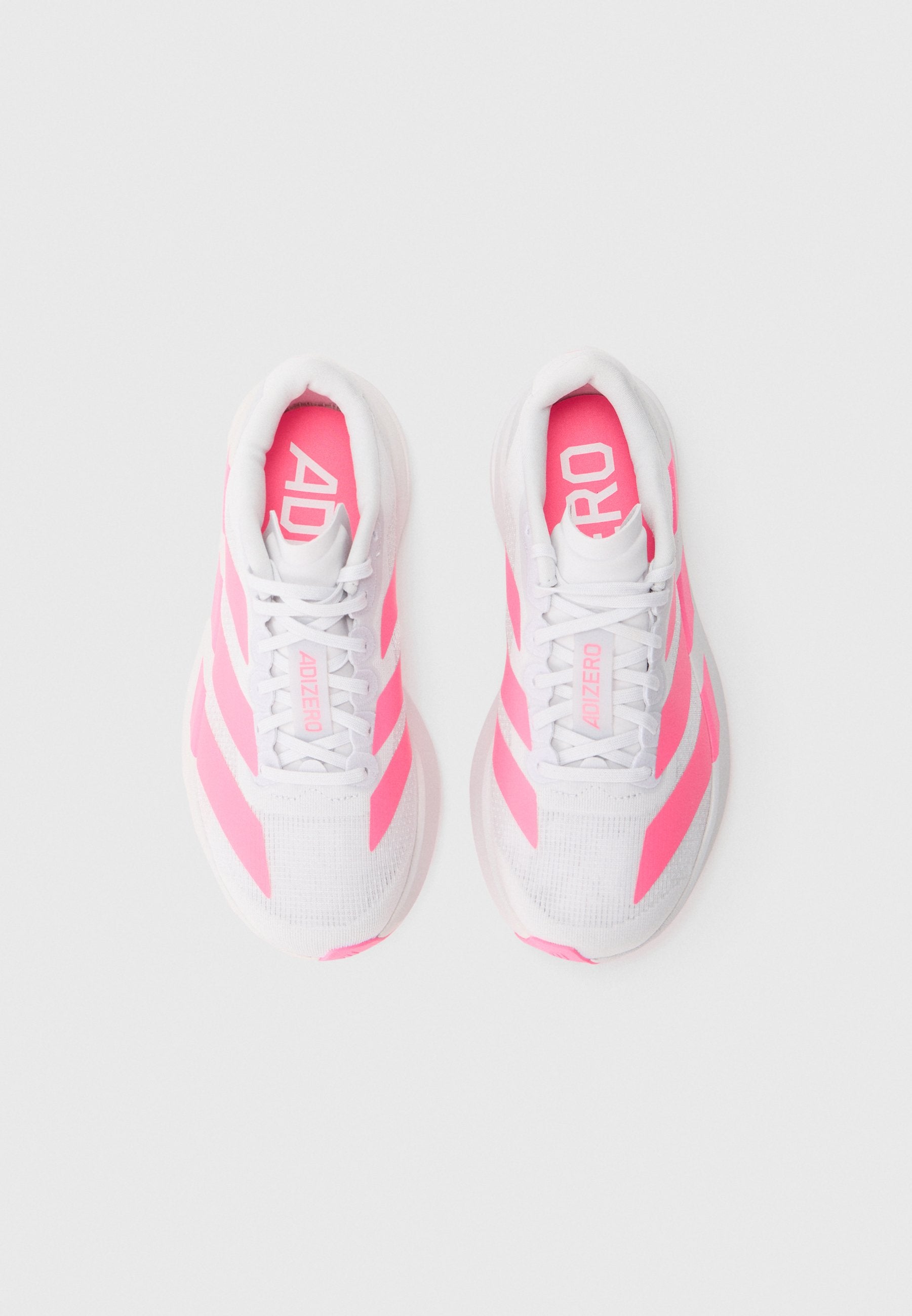 ADIZERO EVO SL J UNISEX - Road running shoes - dash grey/lucid pink/core black