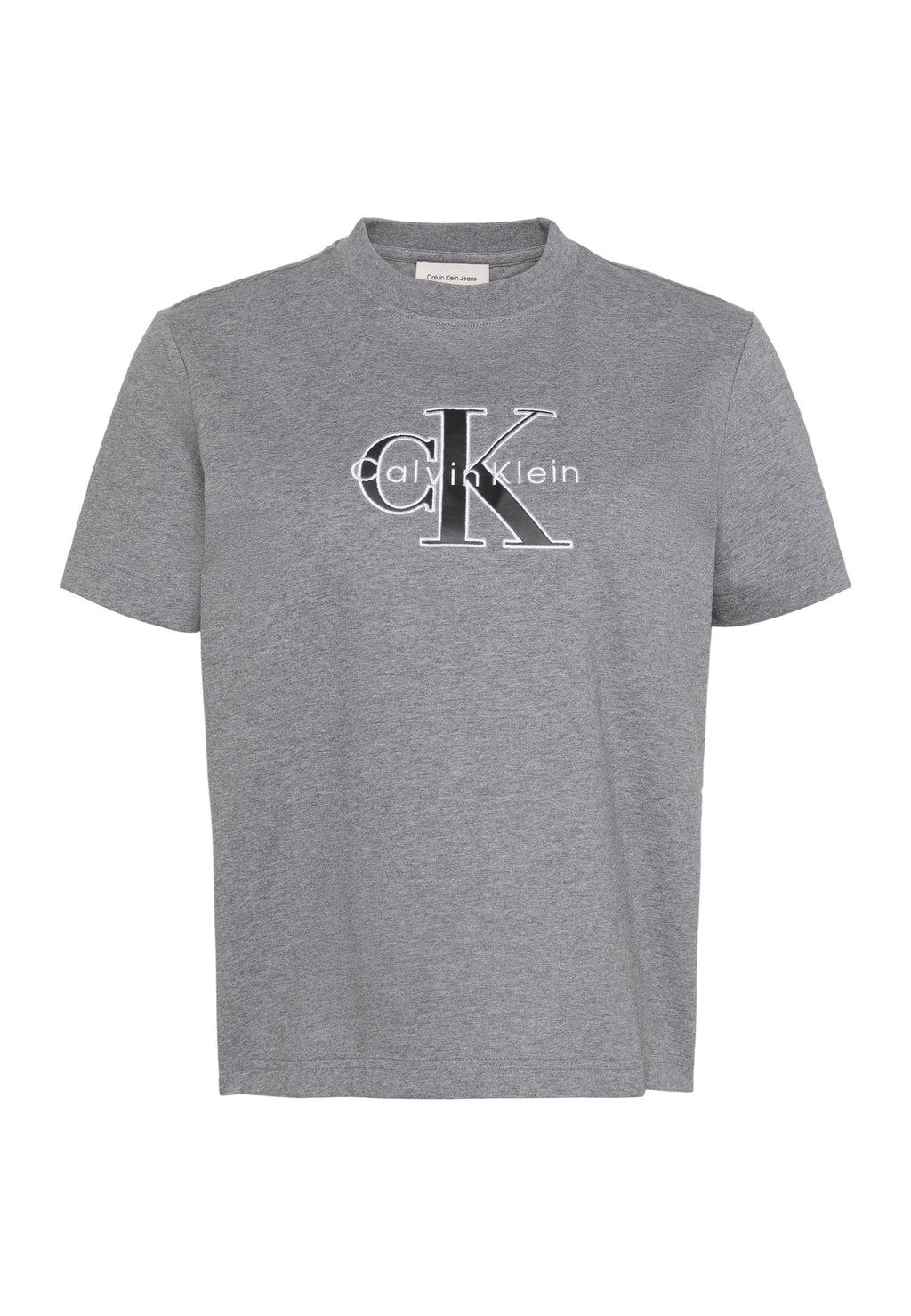 Print T-shirt - med grey heather