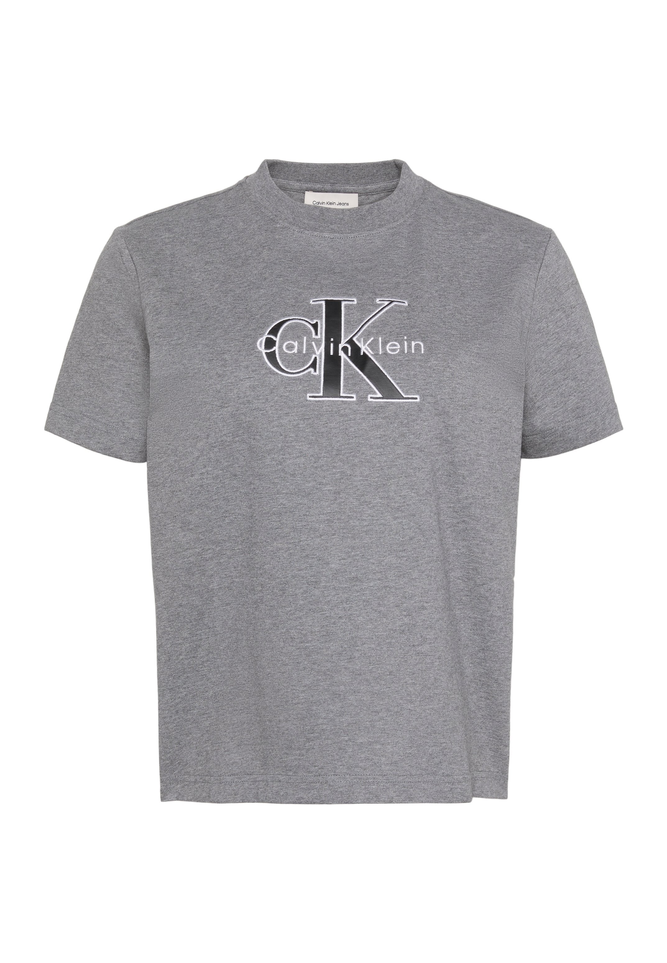 Print T-shirt - med grey heather