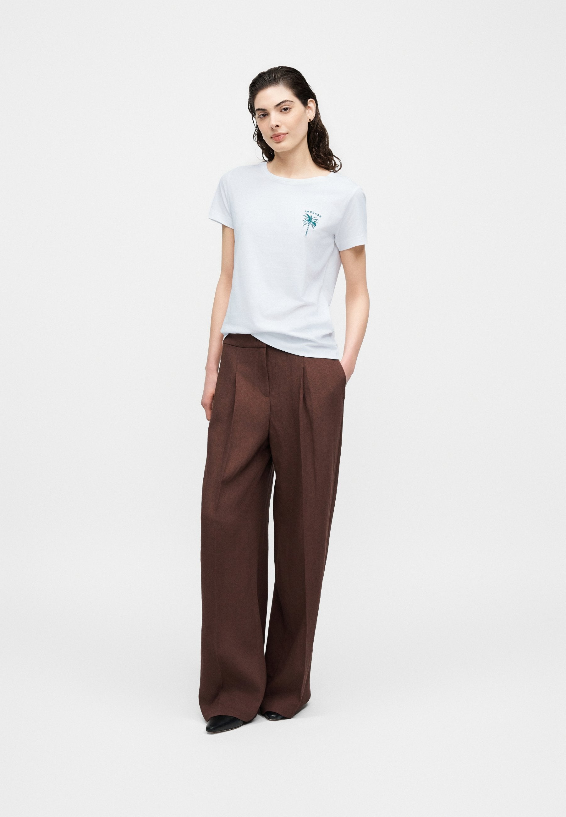 ELOVE - Print T-shirt - white