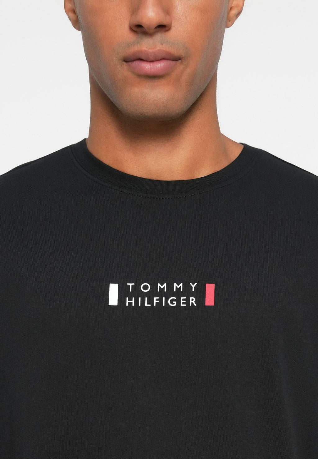 BRAND LOVE SMALL CENTER TEE - Basic T-shirt - black